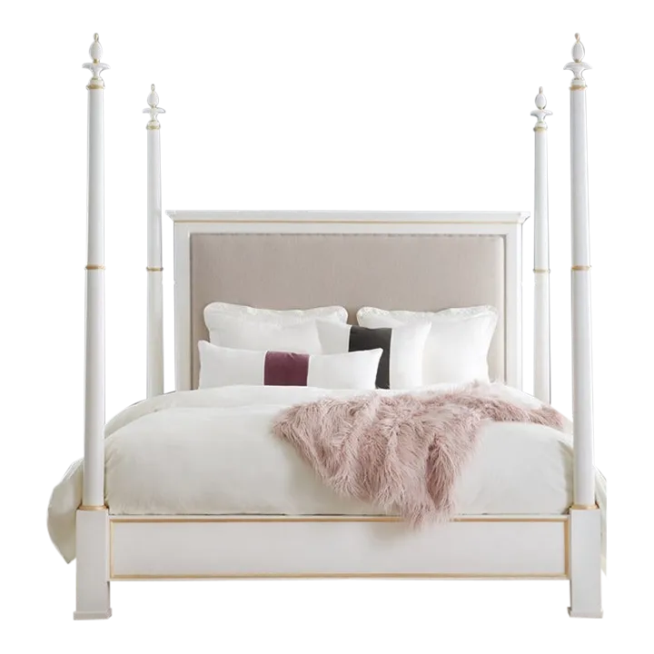 Modern History Covington Poster Bed Queen Chairish