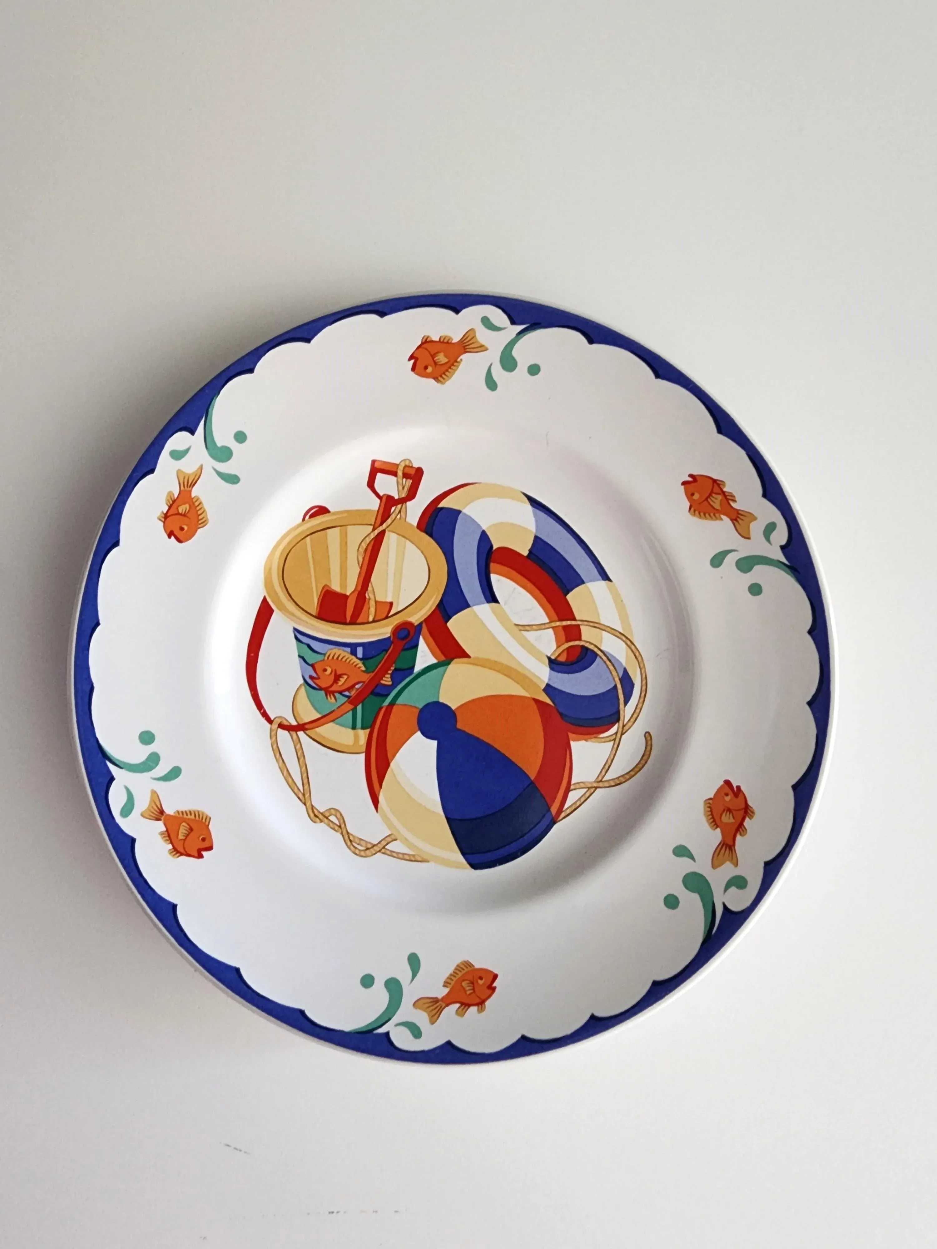1990s Tiffany & Co. Seashore Childs Dinnerware Set- 3 Pieces