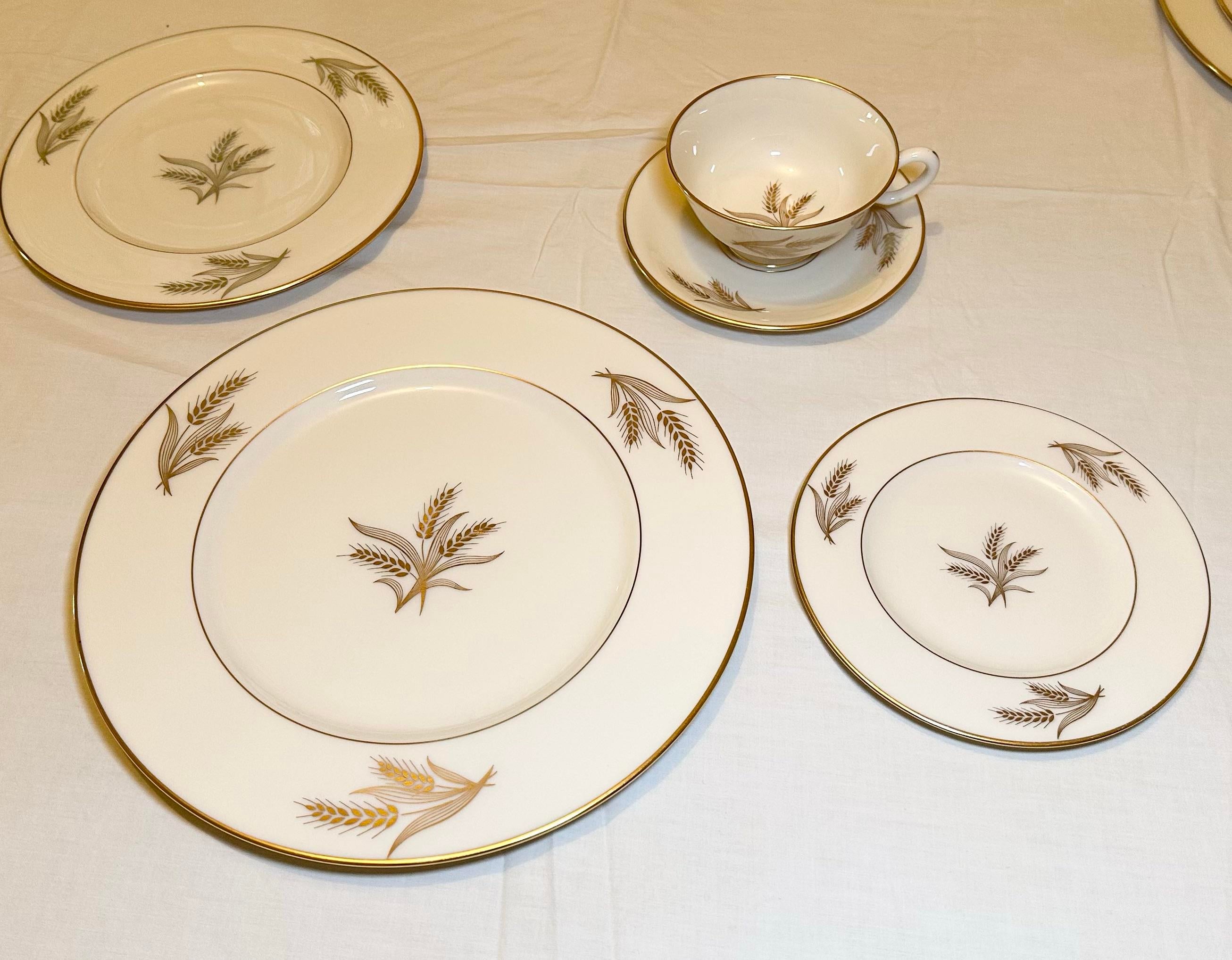 1970s Lenox Harvest China Dinnerware Set 42 Pieces Chairish