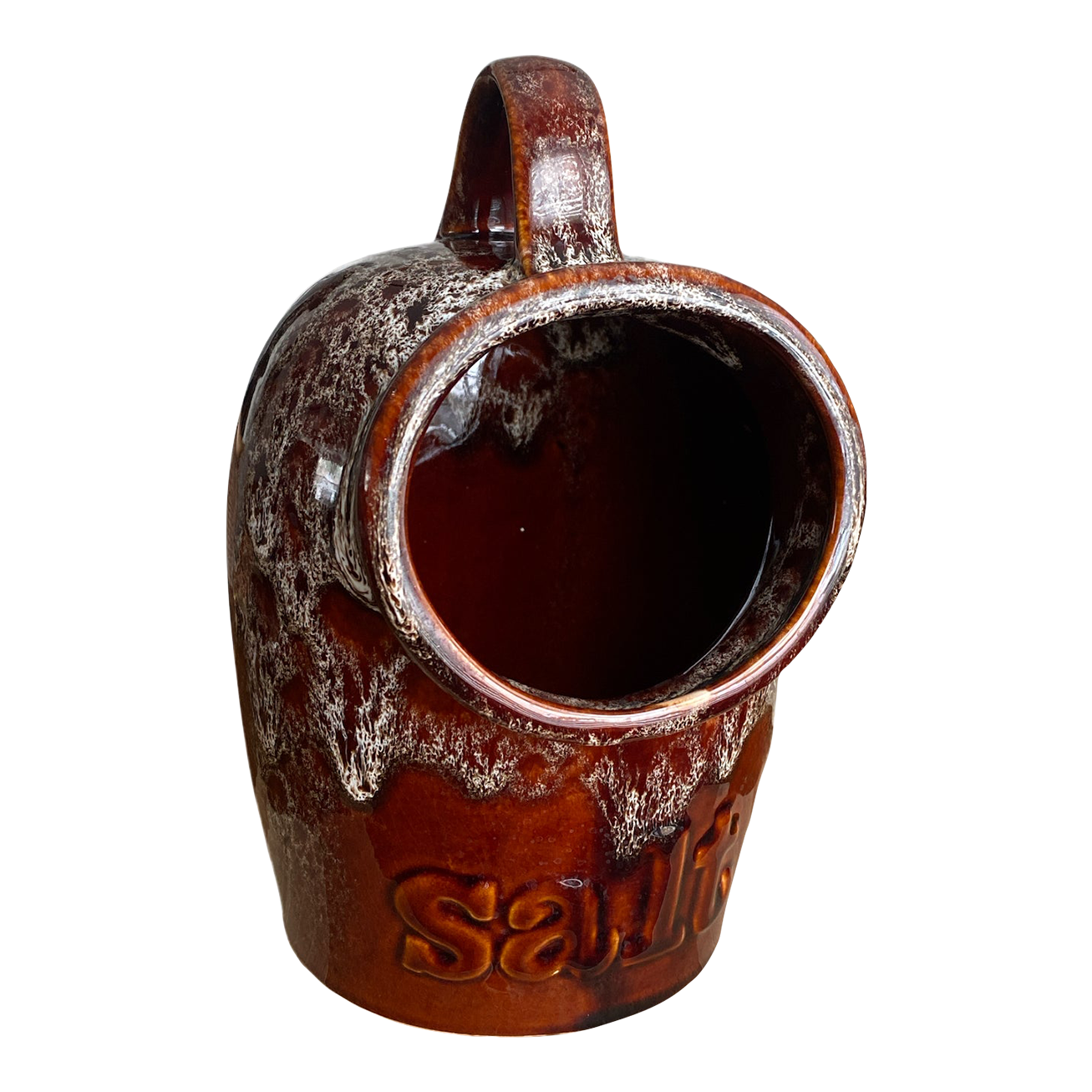 Large Vintage Kernewek Cornish Pottery Large Salt Pig Chairish