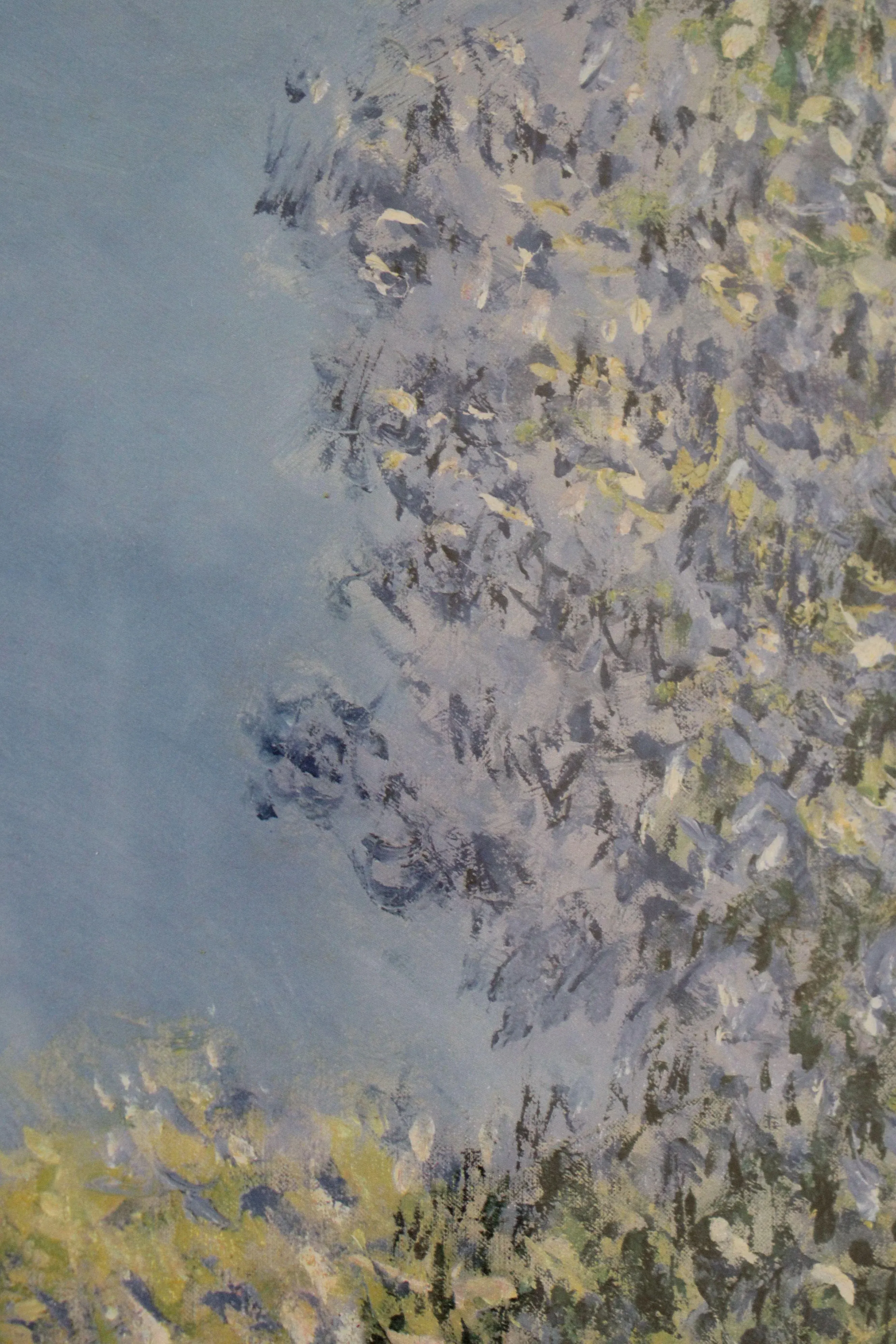 Claude Monet Museum Art Print, \'Bend in the Epte River near Giverny\'Bentwood Dining Room Chairs from Thonet, 1890s, Set of 4