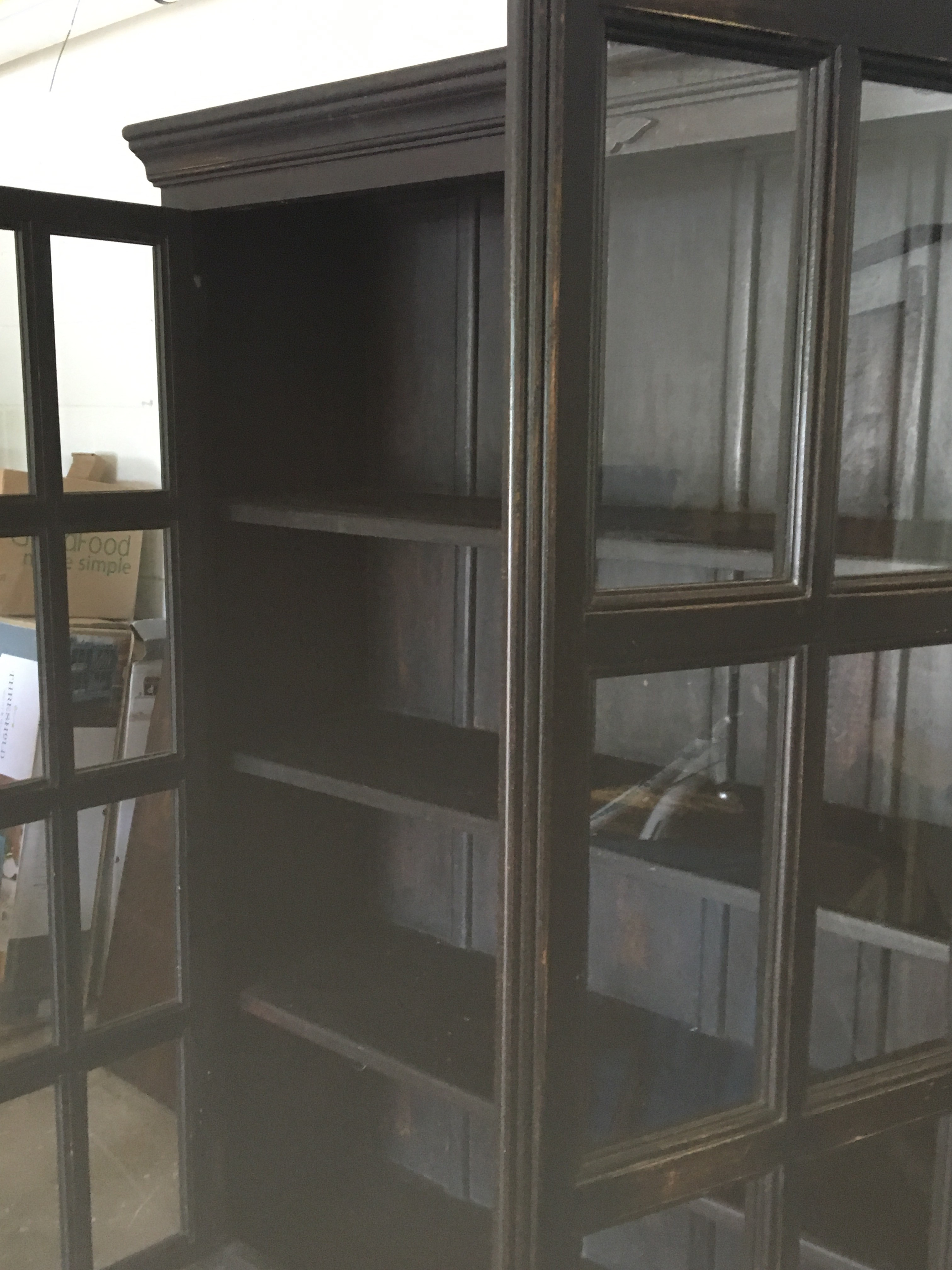 Crate and barrel faulkner library cabinet discount