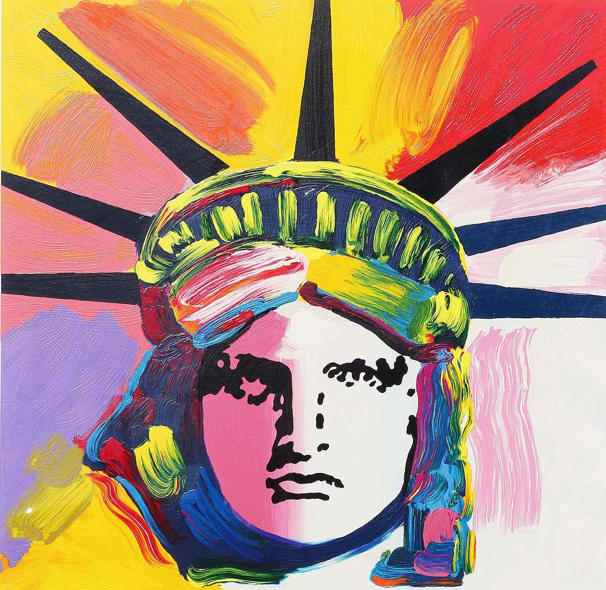 洋書 The Artist of My Experiment 2010-liberty-head-colorful-pop