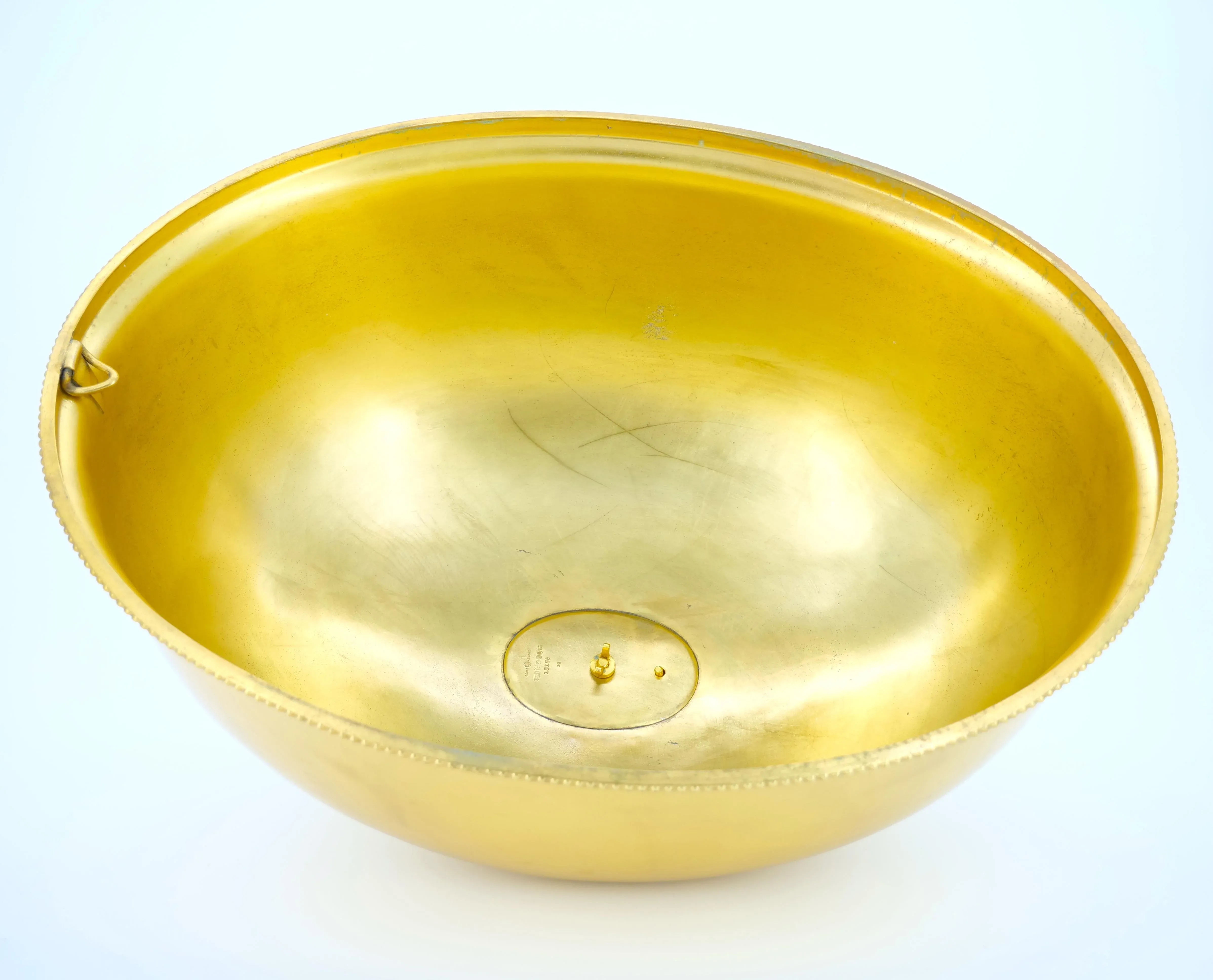 19th Century English Gilt Washed Silverplate Meat Dome by William Hutton & Sons