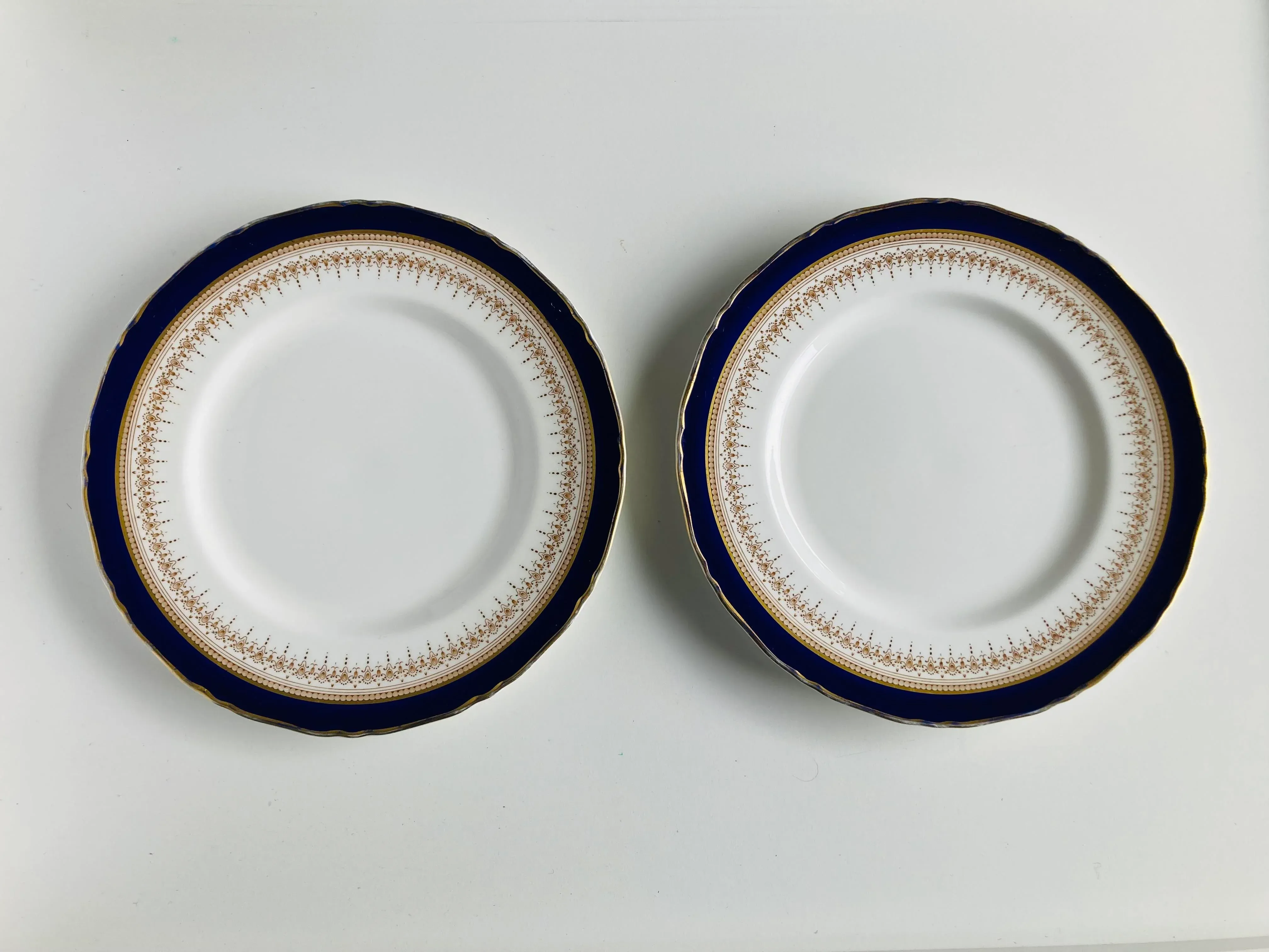 Vintage china dinner plates top