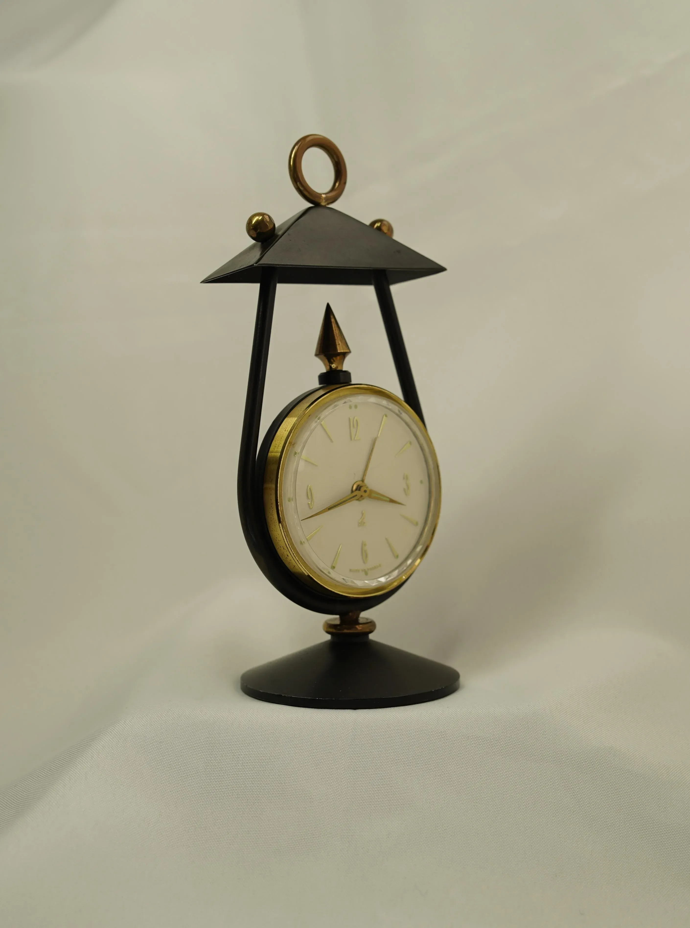 French Alarm Desk Clock Called Ternic by Jaz, 1967 | Chairish