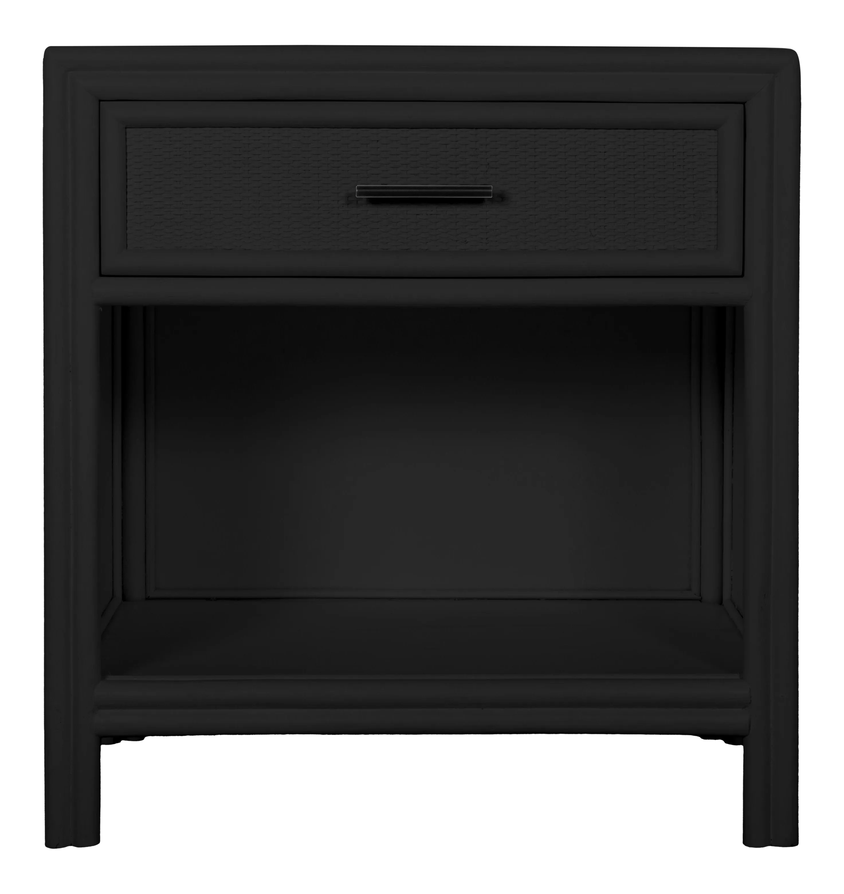 Bermuda OneDrawer Nightstand Black Chairish