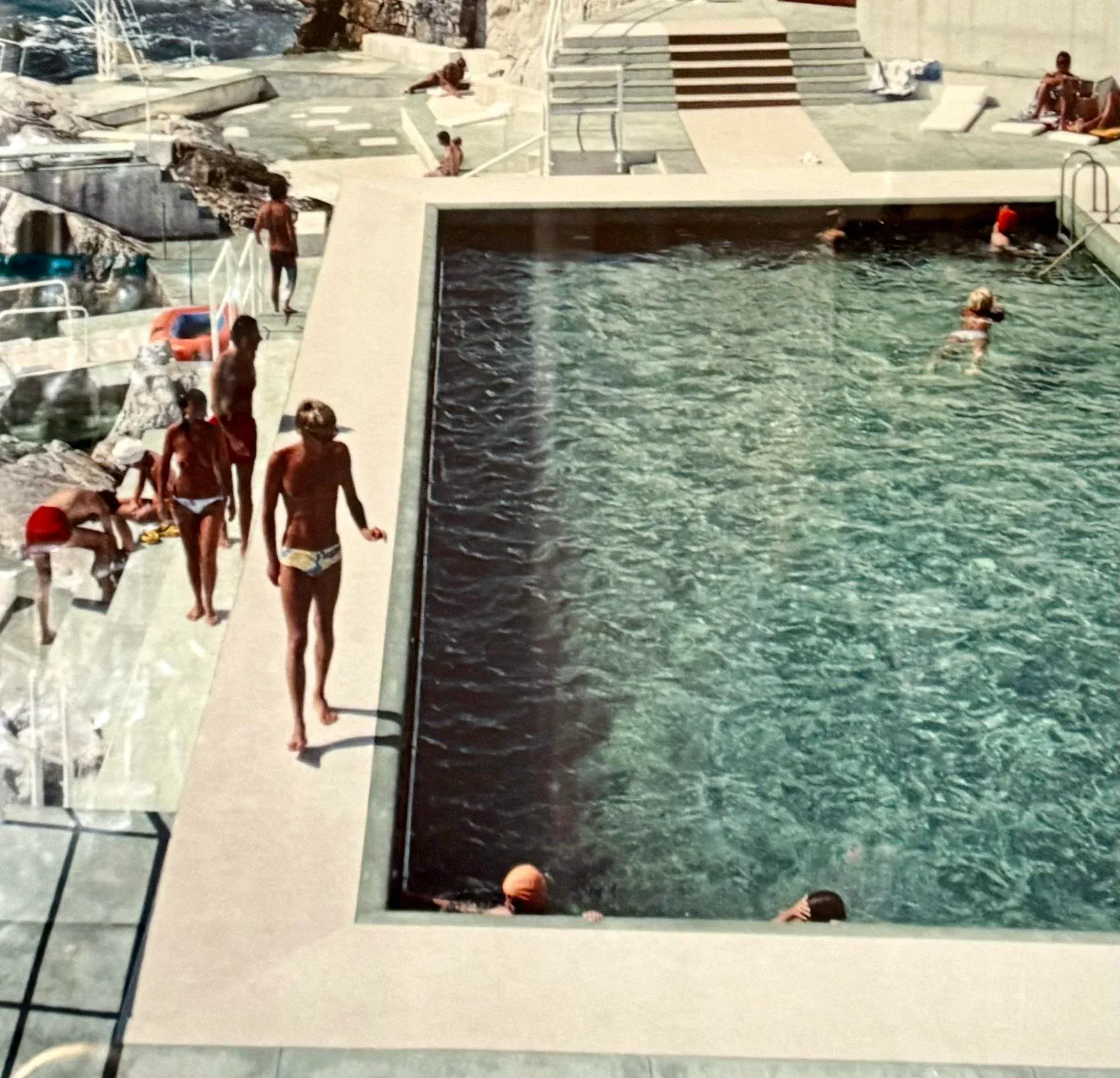 Slim Aarons C Print Photograph on Metal Hotel Du Cap- Eden-Roc