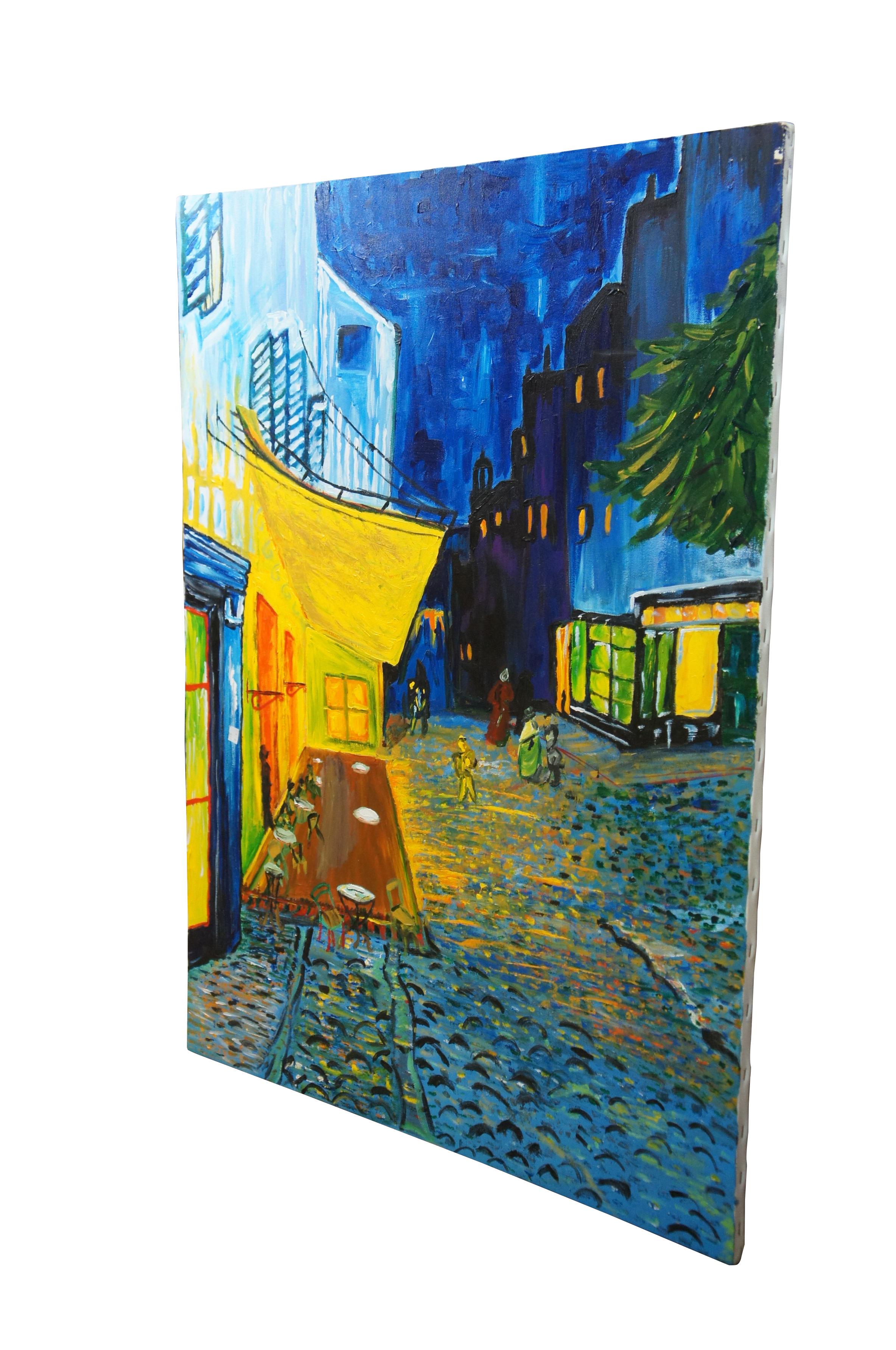 絵画　cafe mid-20th-century-cafe-terrace-