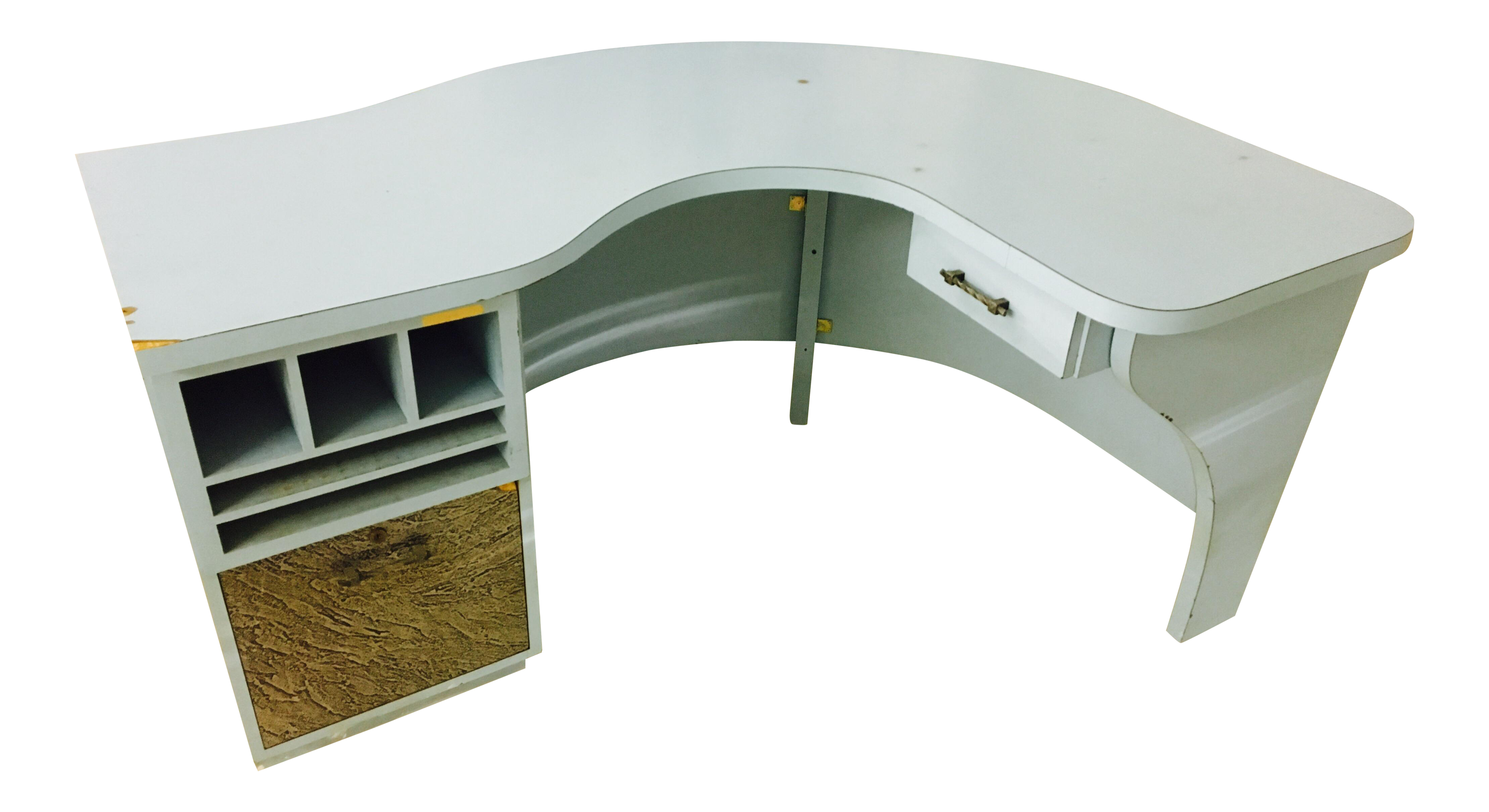 Art Deco Blue Desk Chairish