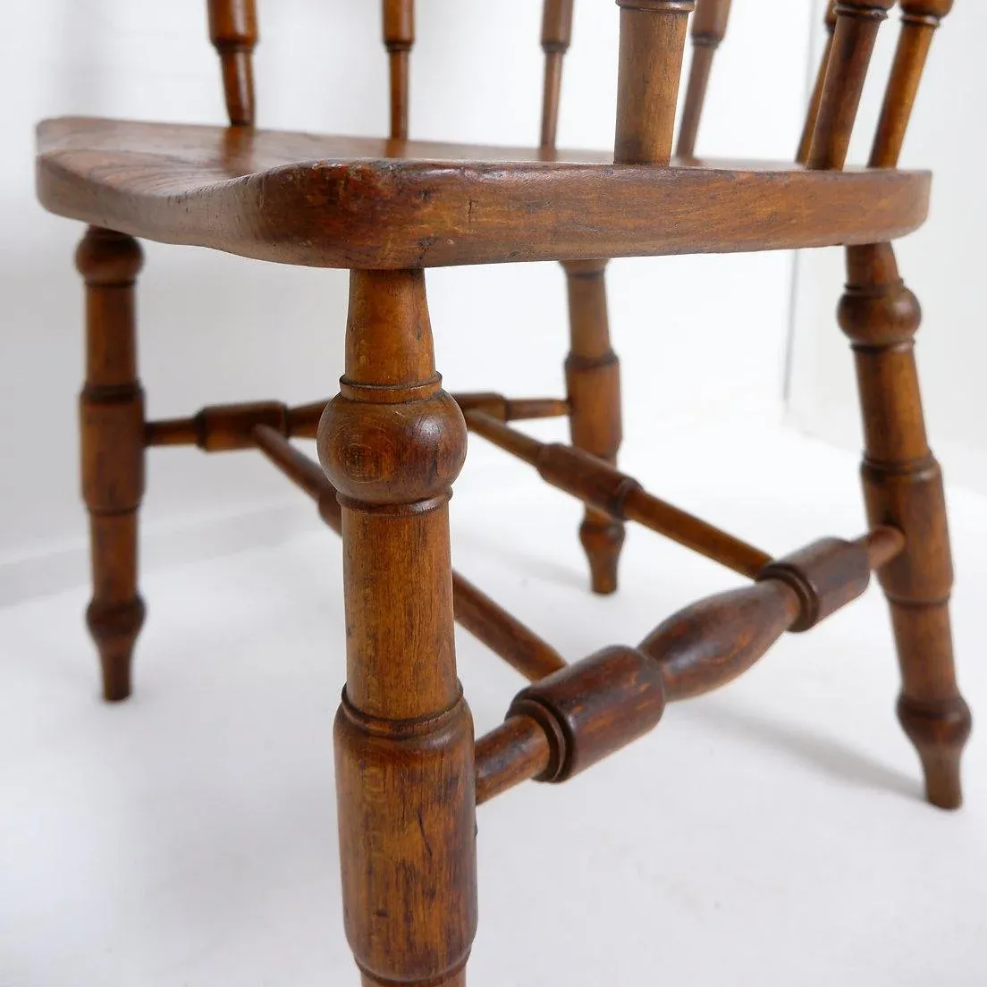 Antique English Smoking Chair, 1890s