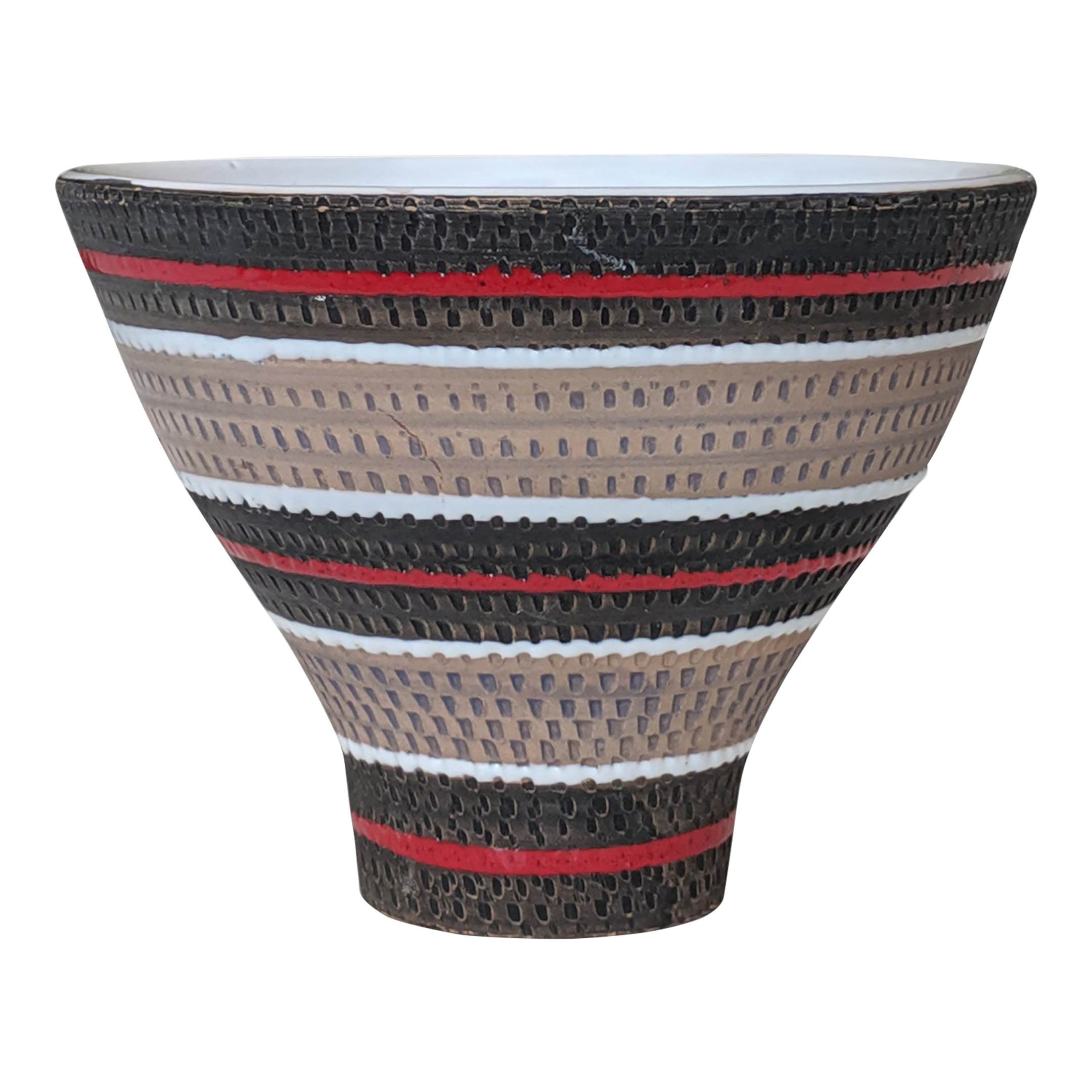 Vintage Italian Graffito Pottery Vessel main image 7