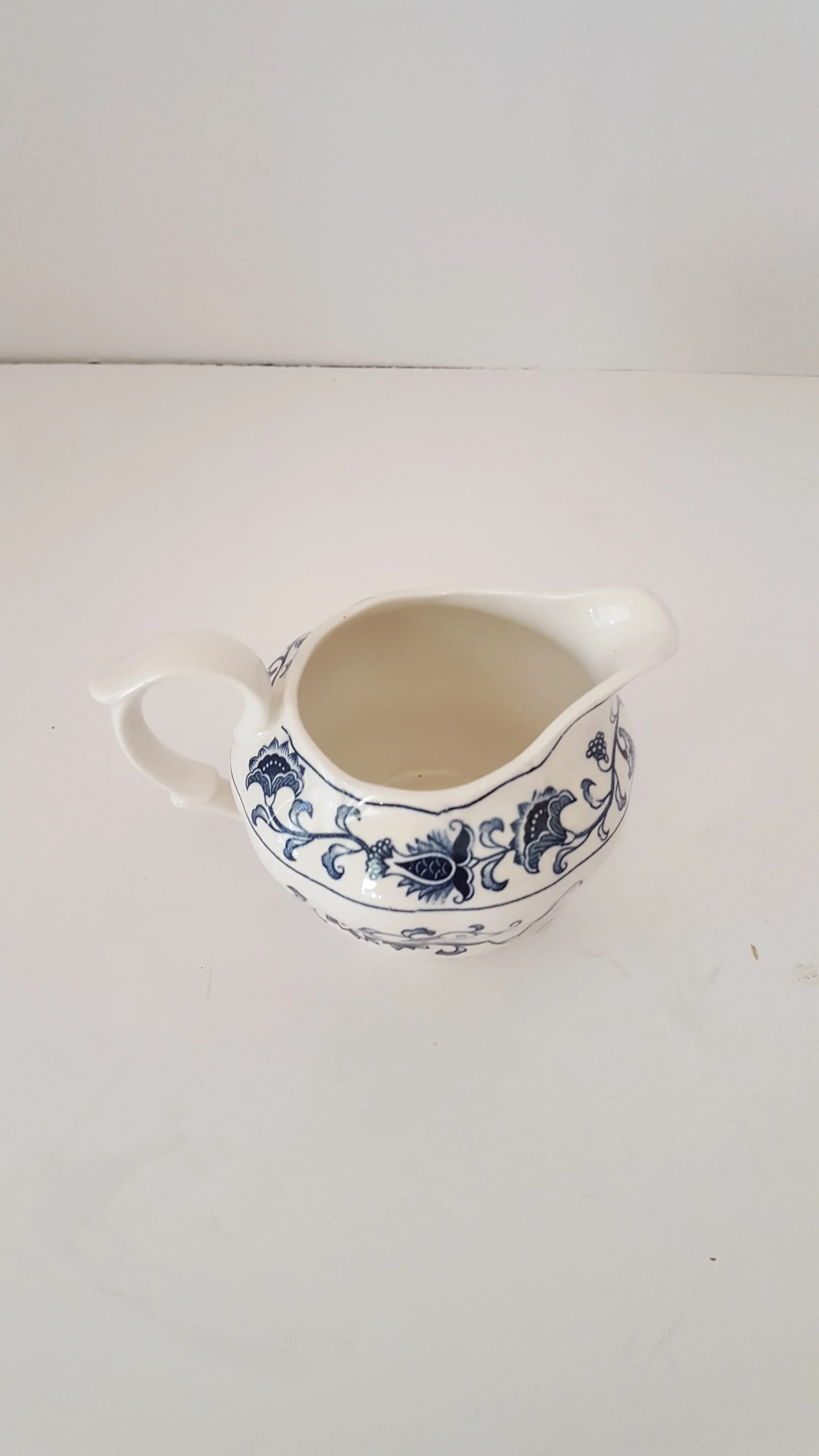 Vintage Nikko Japan Double Phoenix Ming Tree Blue Pattern Six