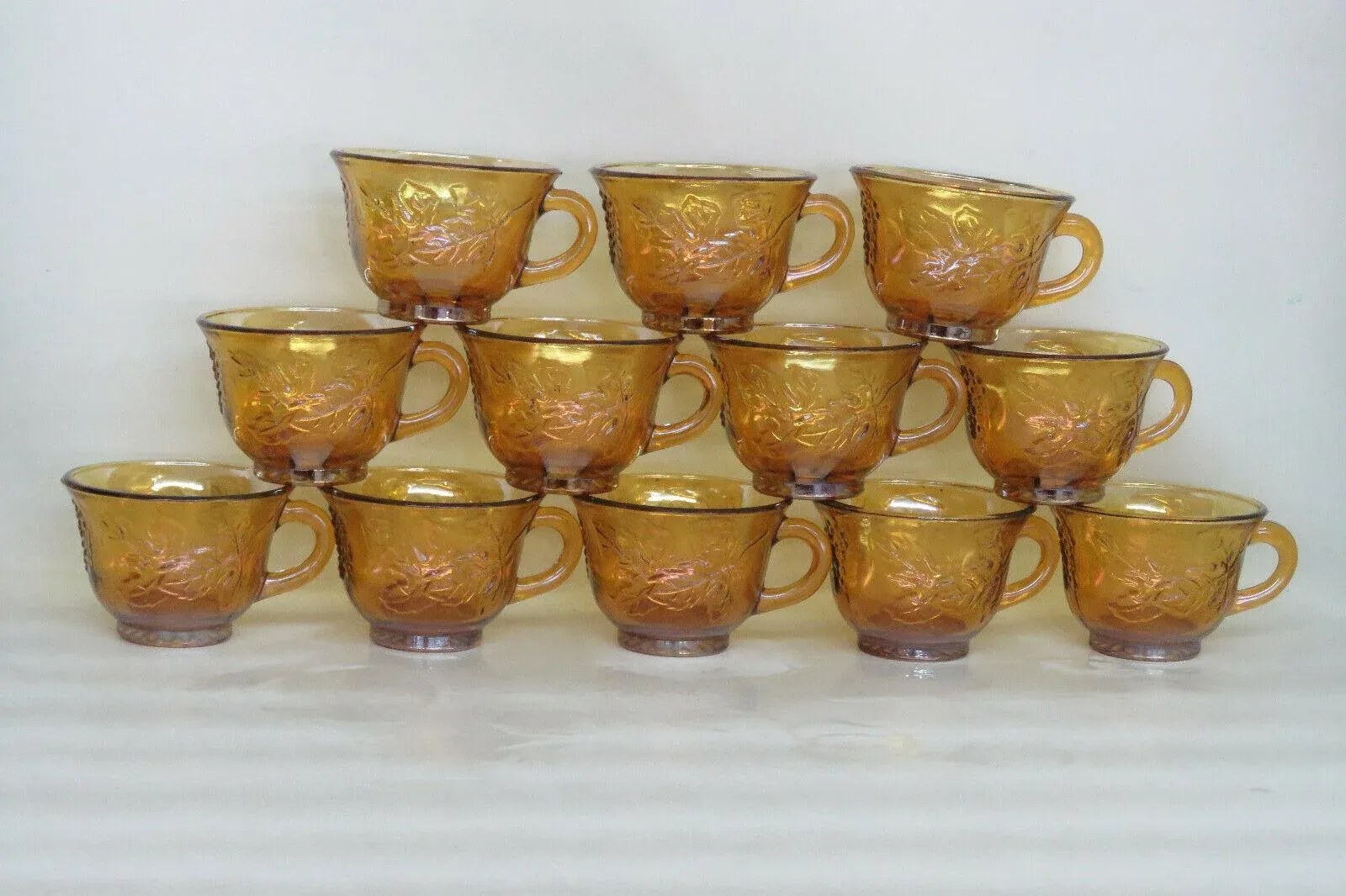 a blue drinking glass Avio Blu Set of 6 Murano Water Glasses by Nason Moretti