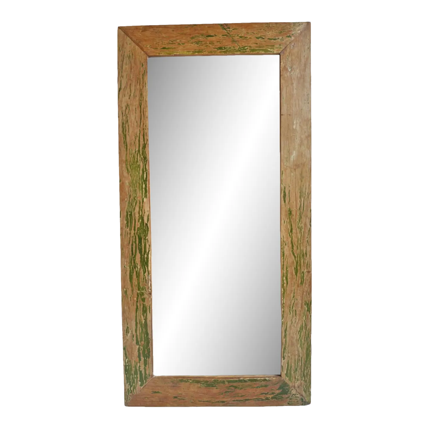 Reclaimed Teak Wood Frame Mirror Chairish