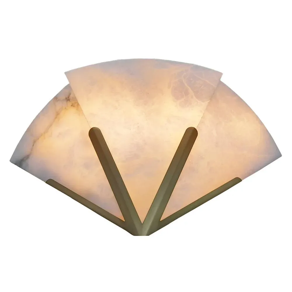 Alabaster Sconce from Eclipsi, Spain, 1990s