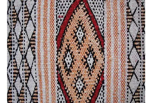 Late 20th Century Moroccan Runner - 3\'8\'\' X 1\'4\'\'
