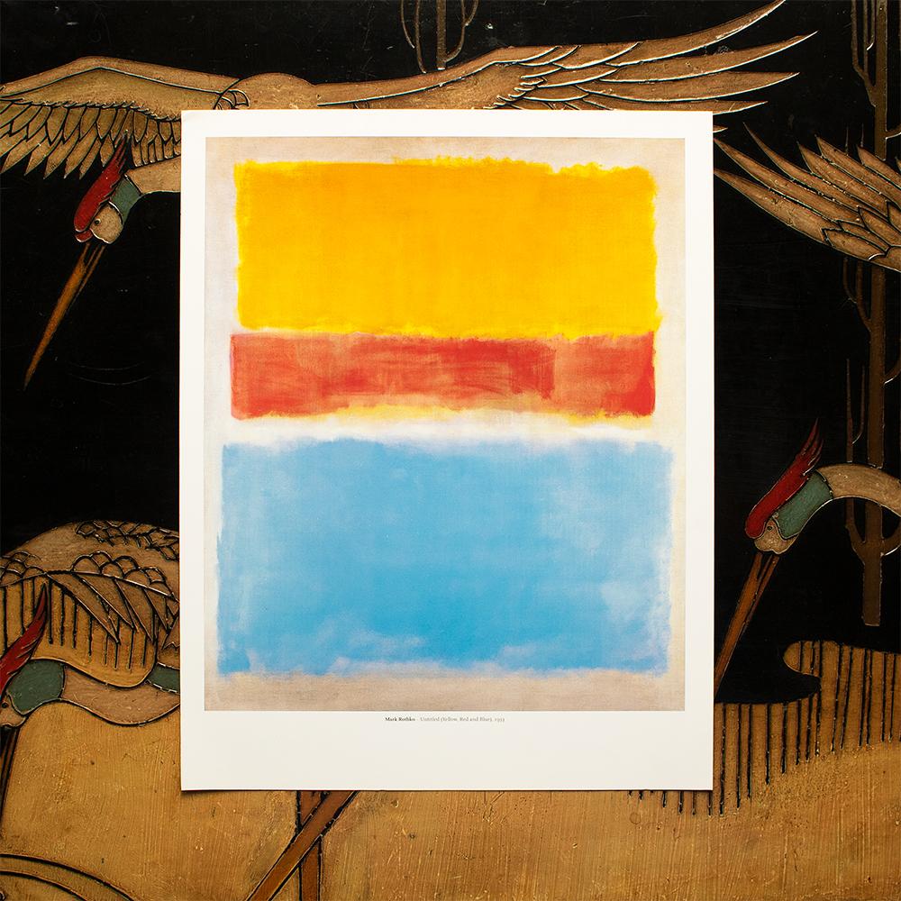 Amazon.com: Mark Rothko - Untitled (yellow, Red And Blue