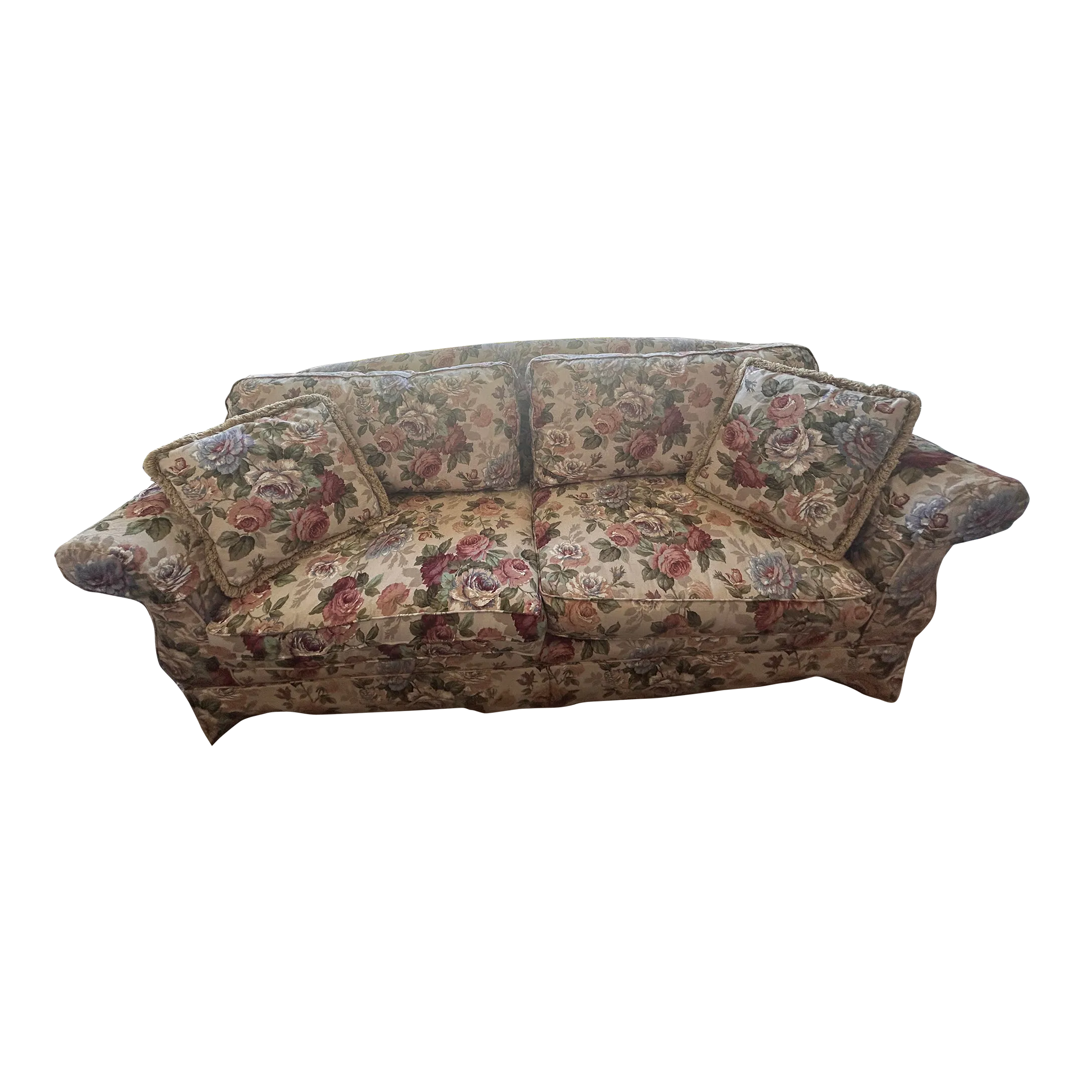 1990s Drexel Heritage Floral Sofa | Chairish
