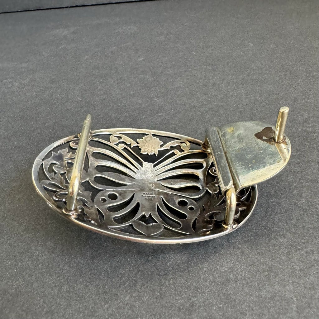 Fleming Butterfly Belt Buckle Western Sterling Silver  display picture 1