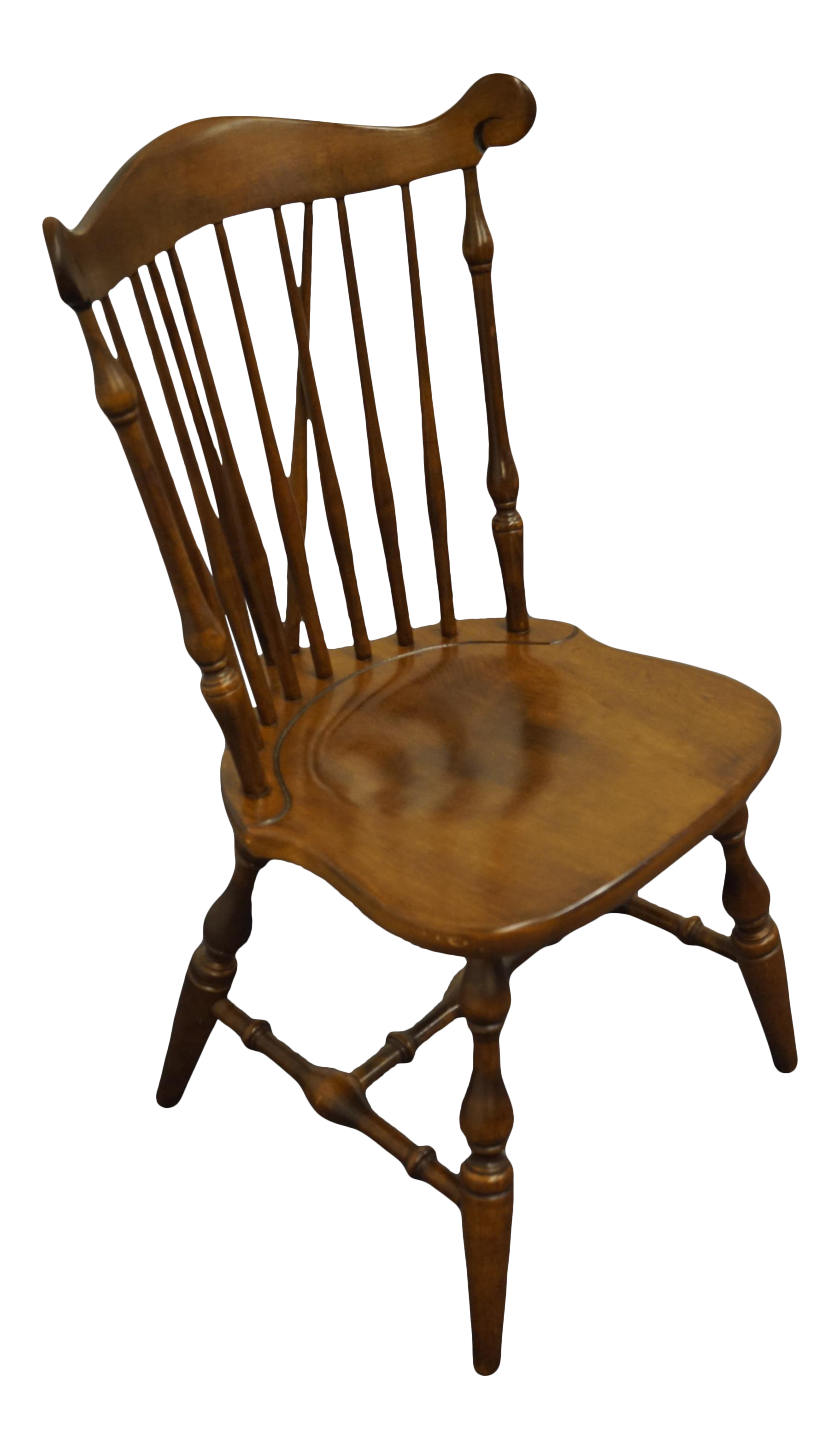 Temple Stuart Rockingham Solid Hard Rock Maple Fiddleback Dining Side