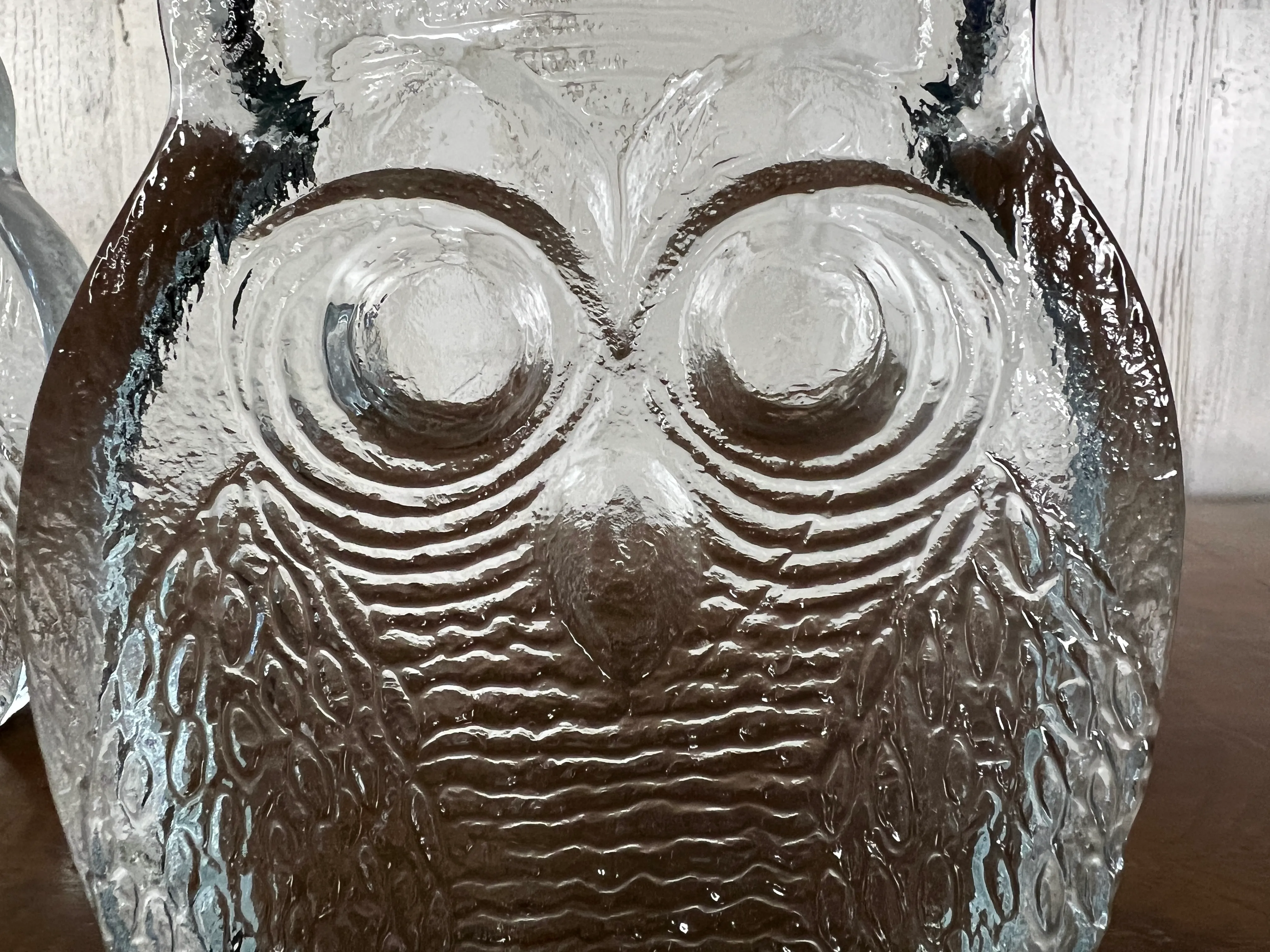 Blenko Glass Owl Bookend 梟 ガラス ブックエンド Blenko Owls Solid Glass Bookends – Southern Love Interiors