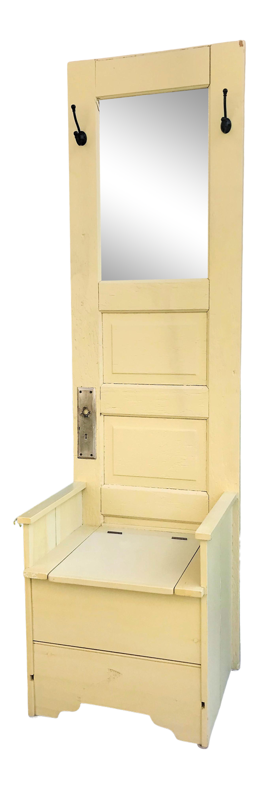 Farmhouse Wood Hall Bench With Storage Chairish