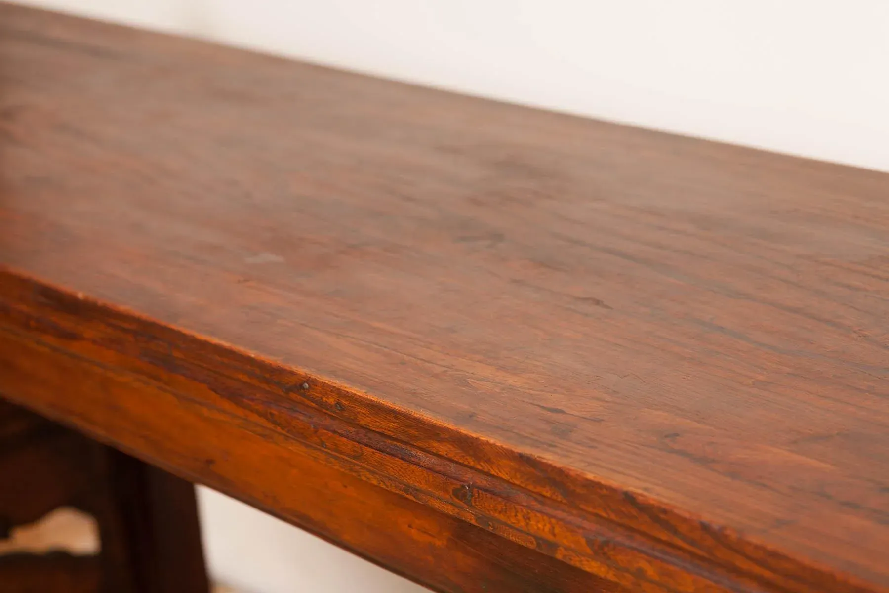 Antique Chinese Elm Altar Table With Everted Flanges