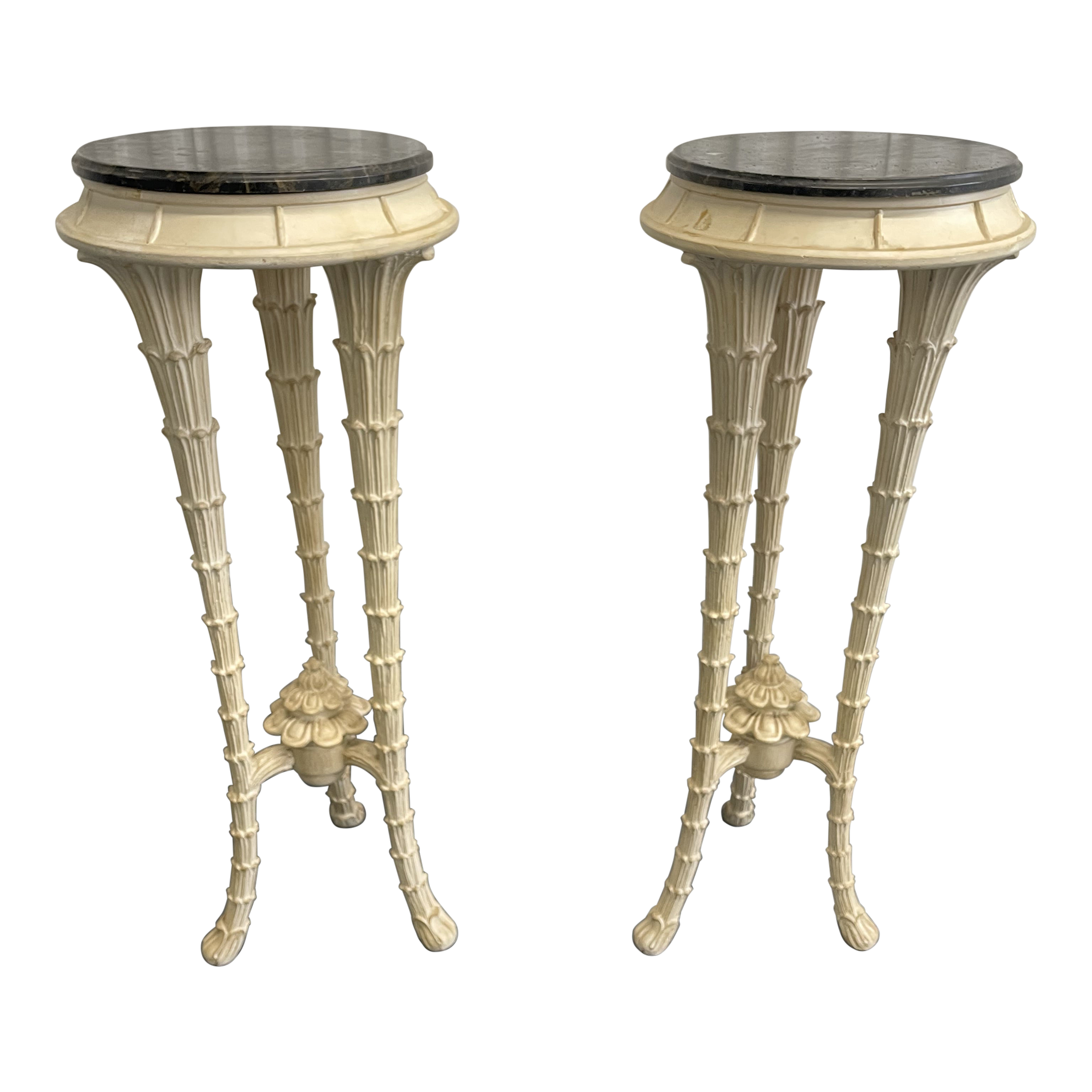 Vintage Francisco Hurtado Pedestal Tables/ Plant Stands a Pair Chairish