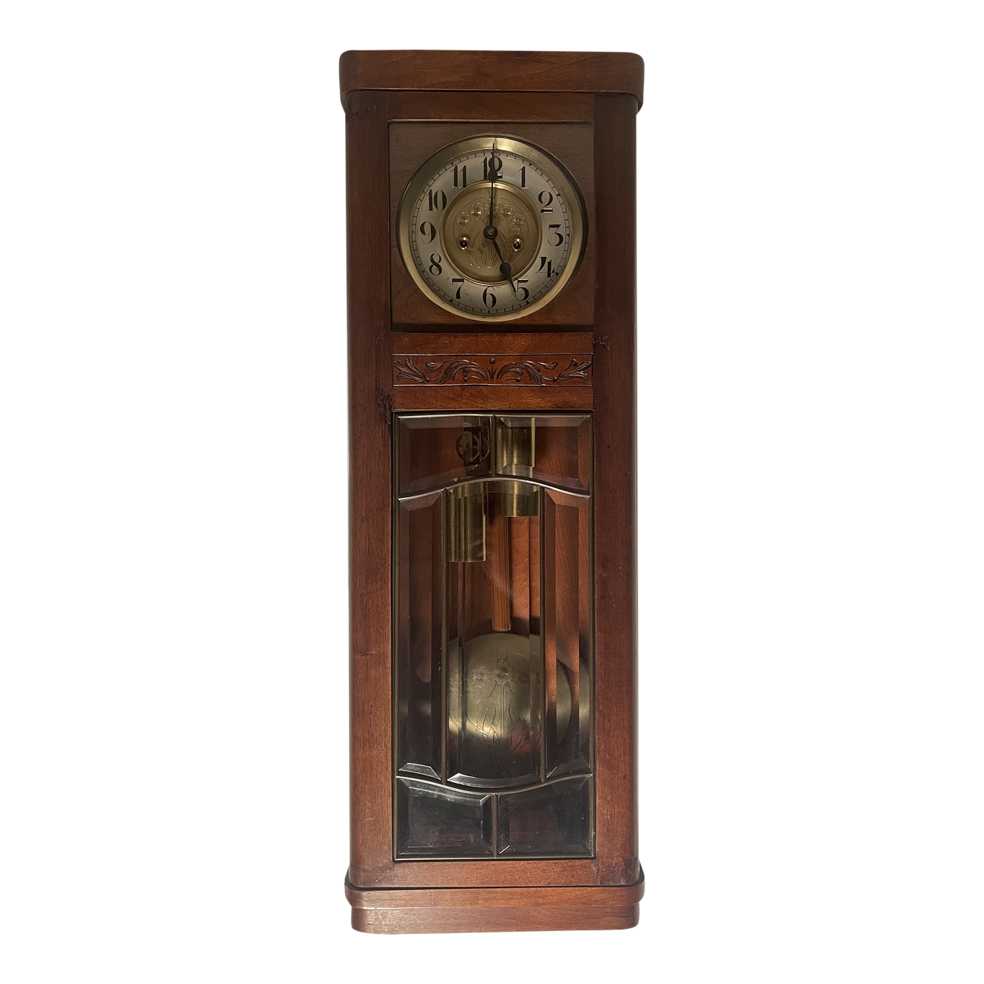 19th Century 2 Weight Vienna Regulator Wall Clock by Gustav Becker Chairish