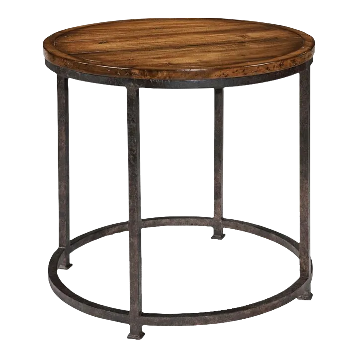 Woodbridge Furniture Utilitaire Side Table, Normandy Finish | Chairish