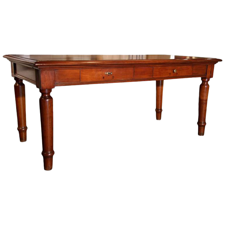 Italian Table in Cherry Wood. 1920s Chairish