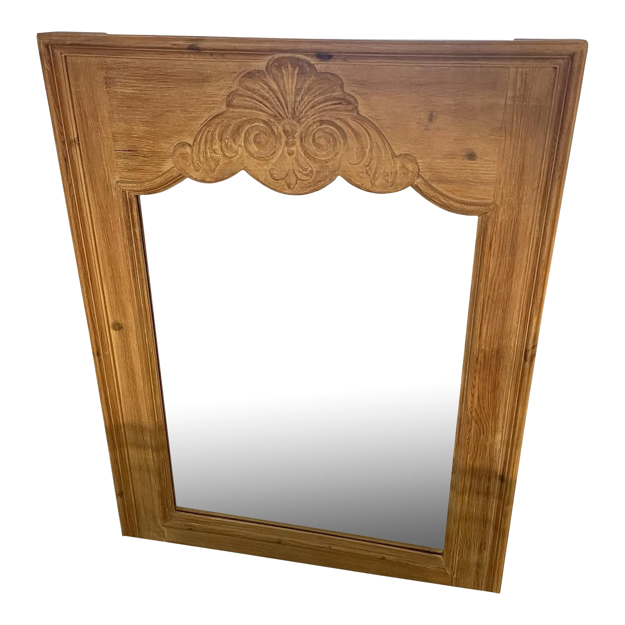 Late 20th Century Solid Wood Accent Mirror