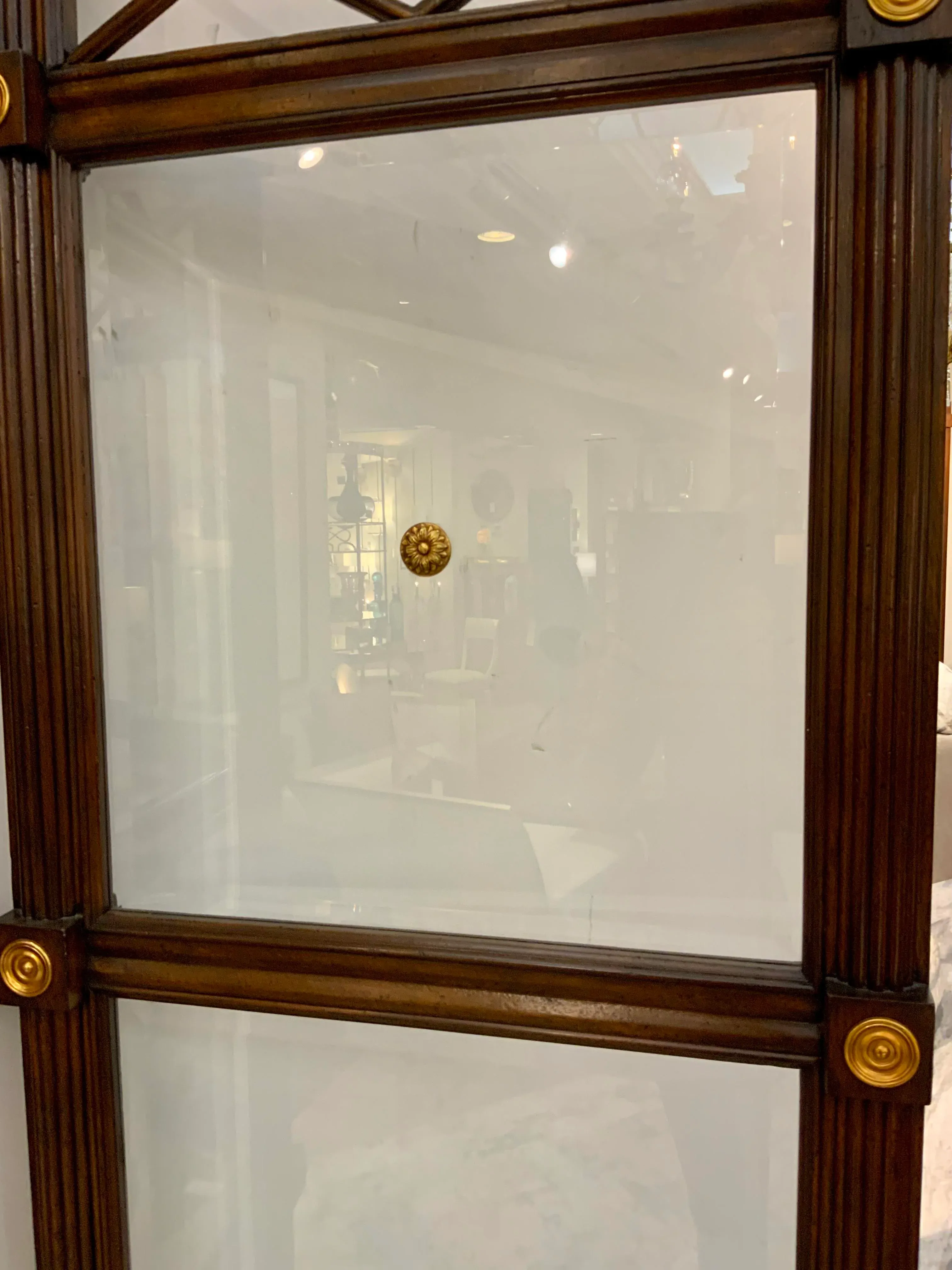 Maitland-Smith Neoclassical Style Regency Mahogany Finished 3