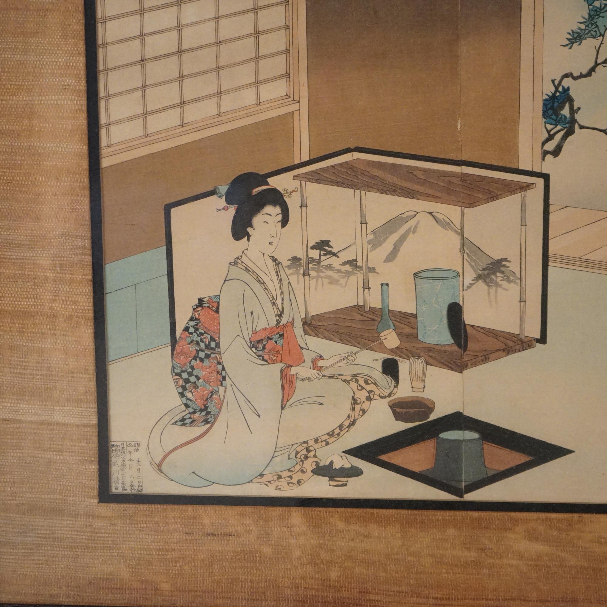 【最安値に挑戦】 antique-japanese-woodblock- 版画