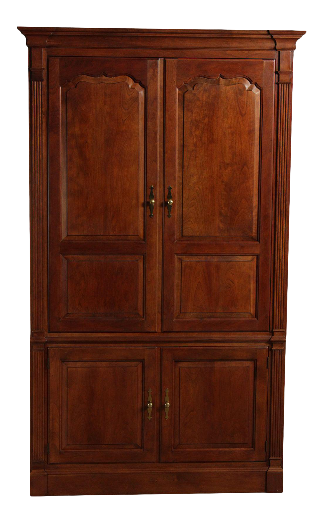 Stickley Large Cherry TV Armoire Chairish