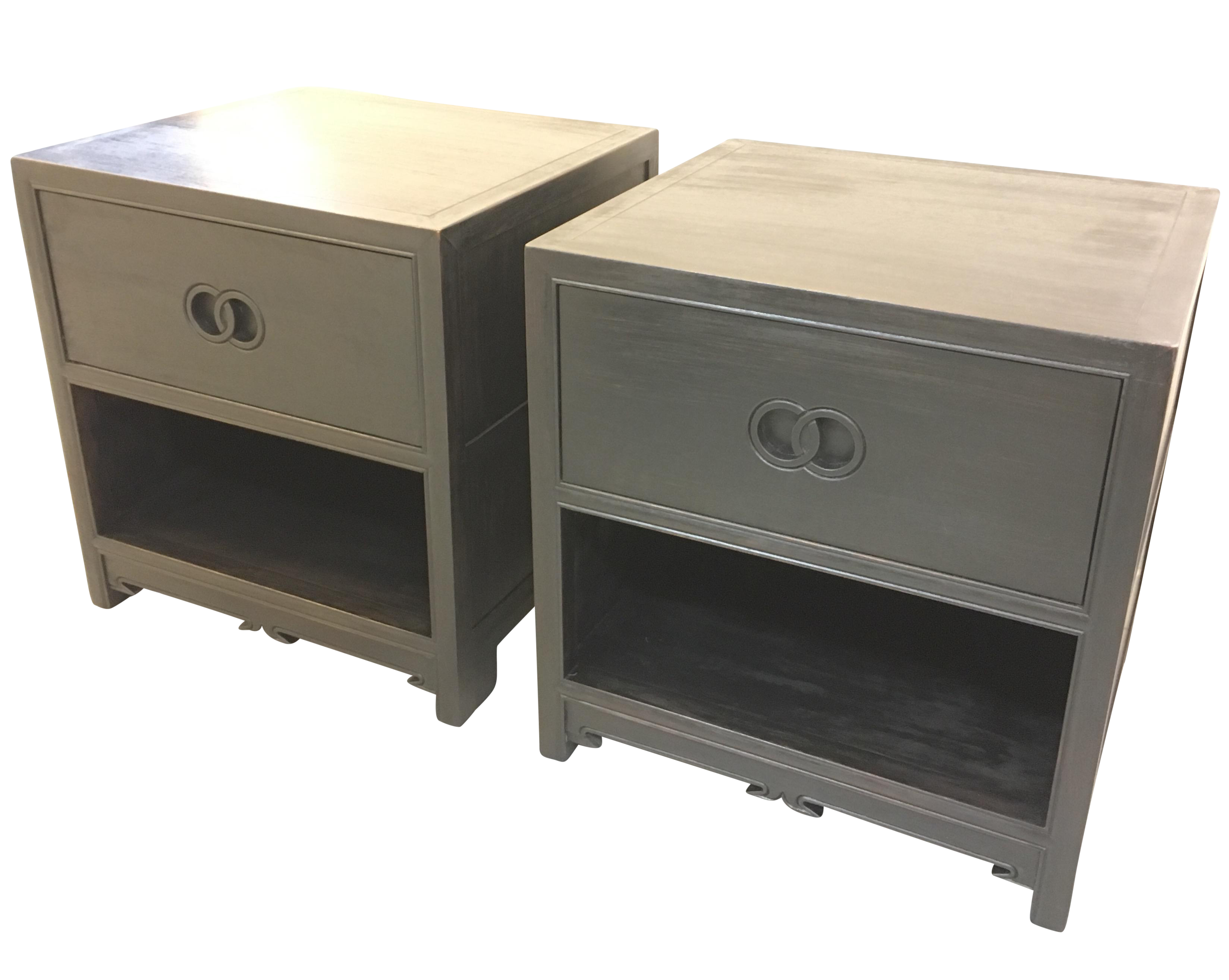 Michael Taylor for Baker Furniture Side Tables A Pair Chairish