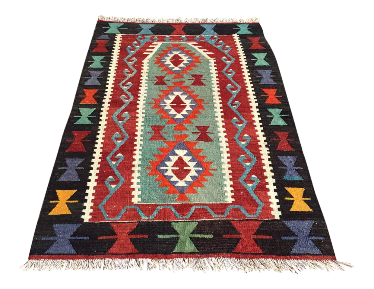 Vintage Turkish Kilim Rug Chairish