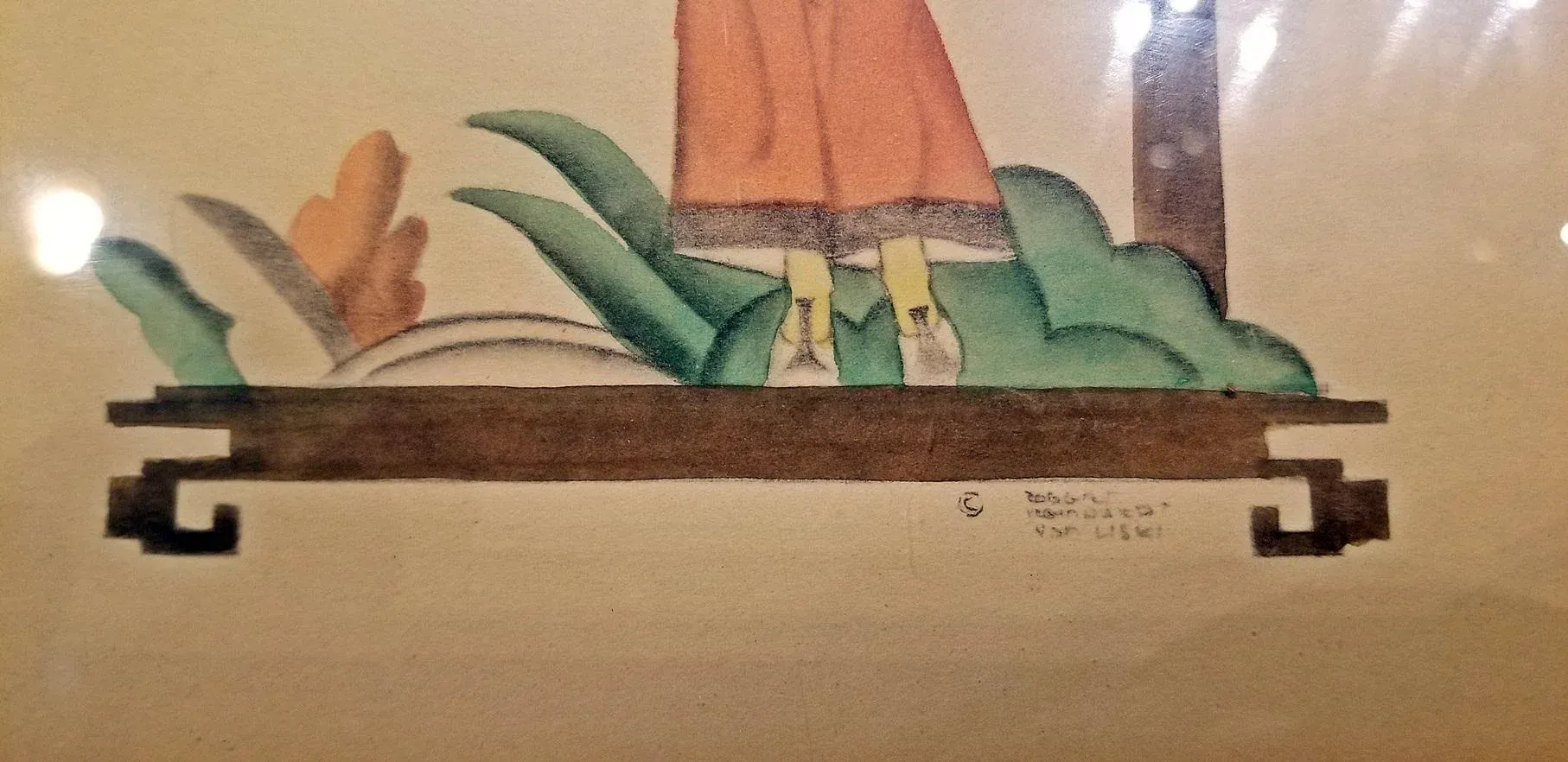 Early 20th Century Art Deco Mixed Media Paintings by Robert Reinhardt Von  Liski - a Pair, image size:1814x882