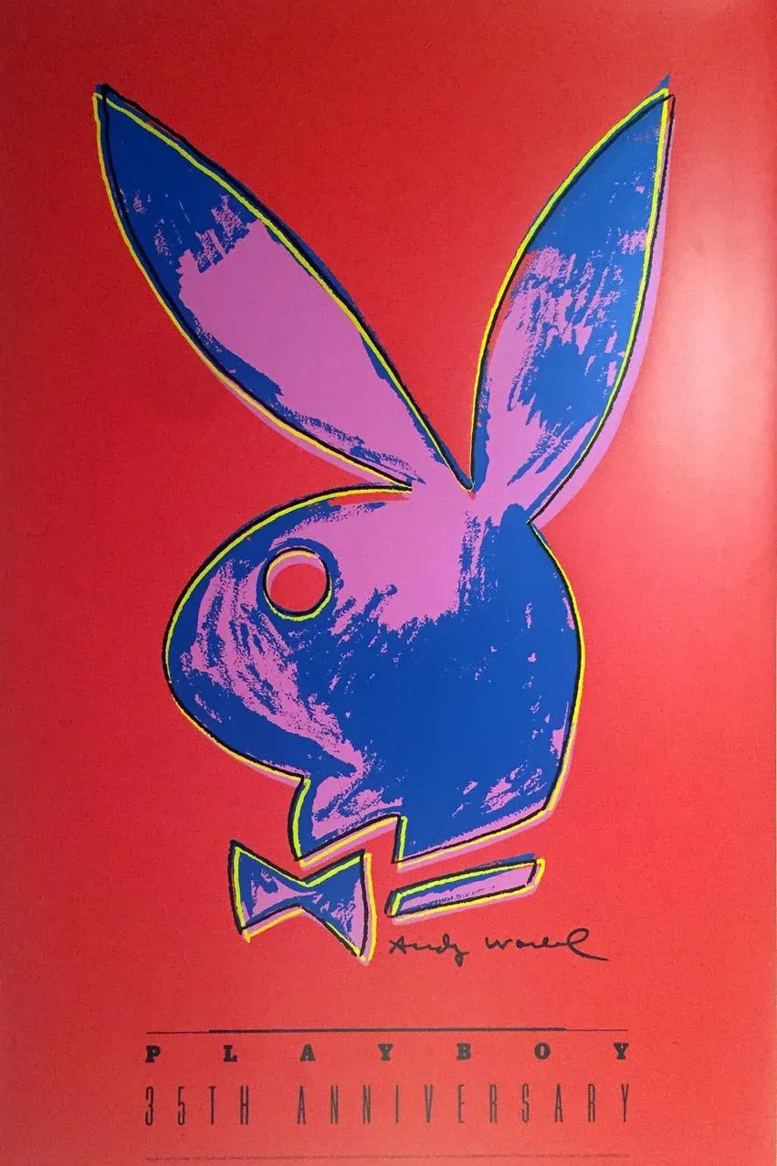 Andy Warhol Playboy 35th Anniversary Poster Holiday Sale | Chairish