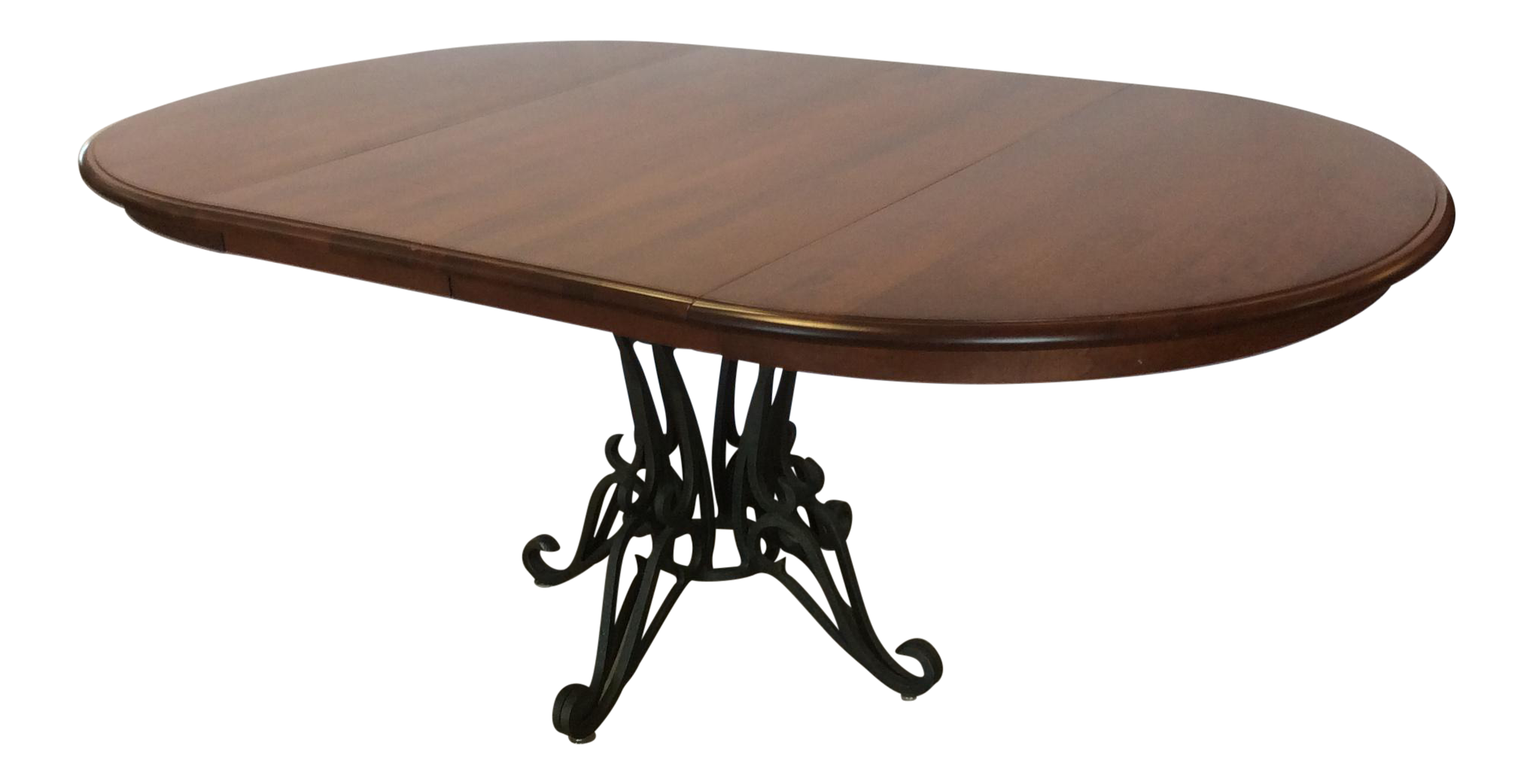 Nichols & Stone Ironwood Pedestal Table Chairish