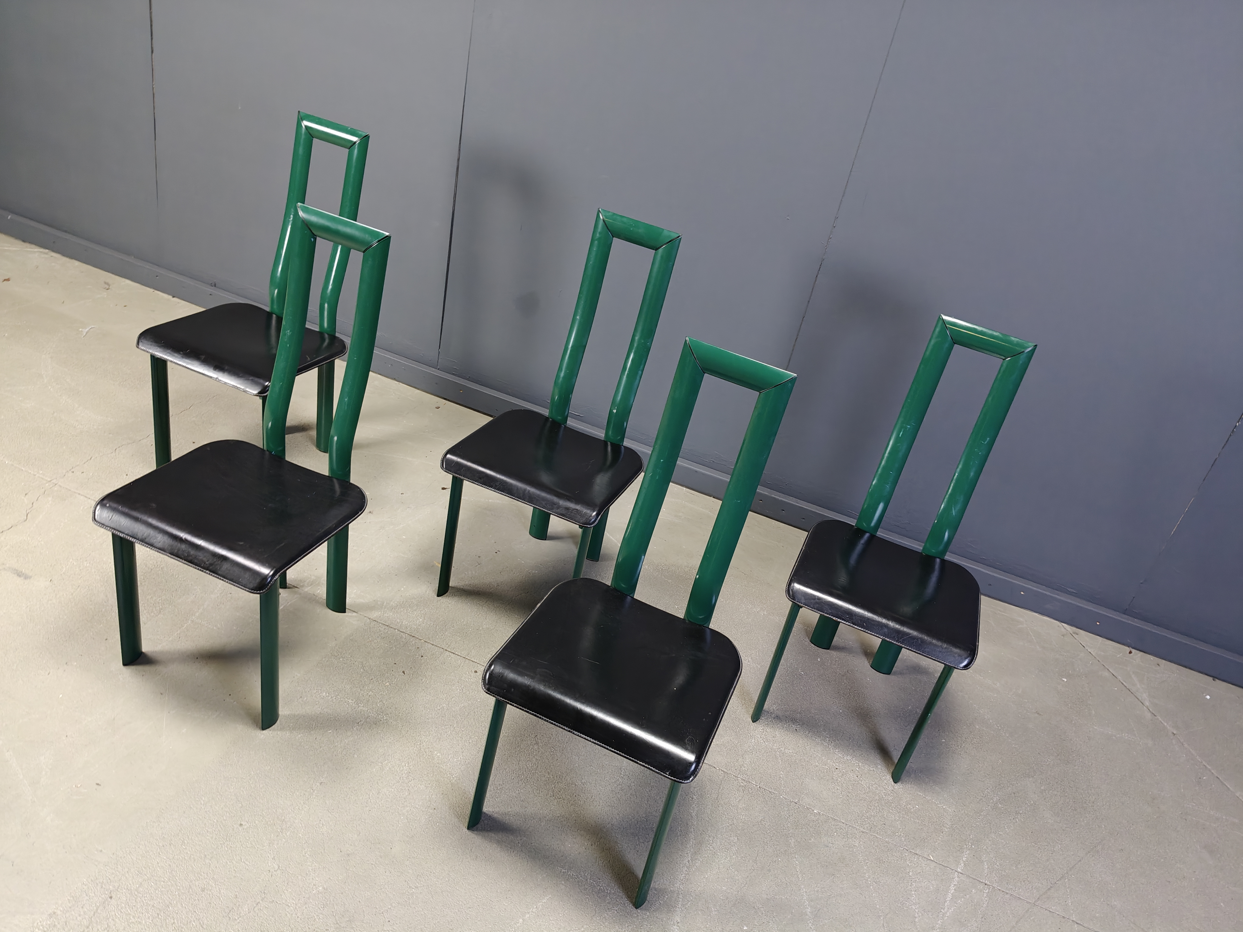 Italian Model Regia Dining Chairs by Antonello Mosca for Ycami