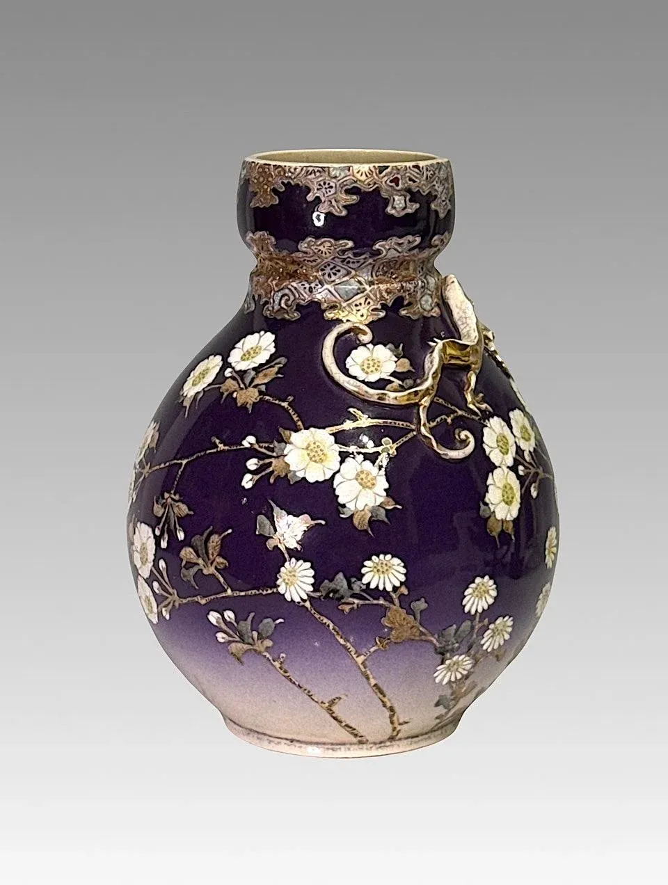 Kinkozan Sobei Signed Meiji Period Japanese Kyo-Satsuma