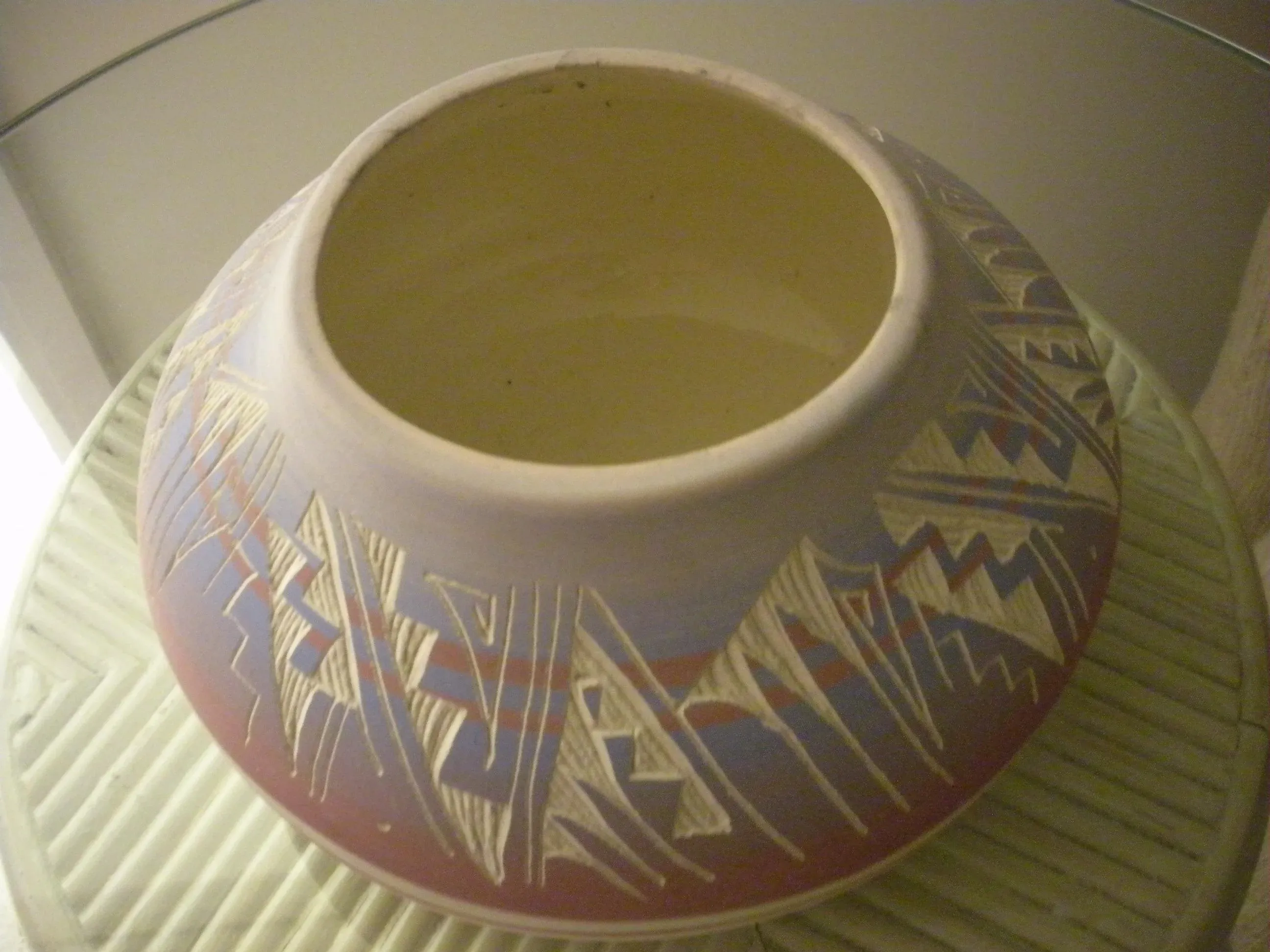 1980s D Lee Navajo Usa Santa Fe Nm Mesa Verde Pottery Hand Made 