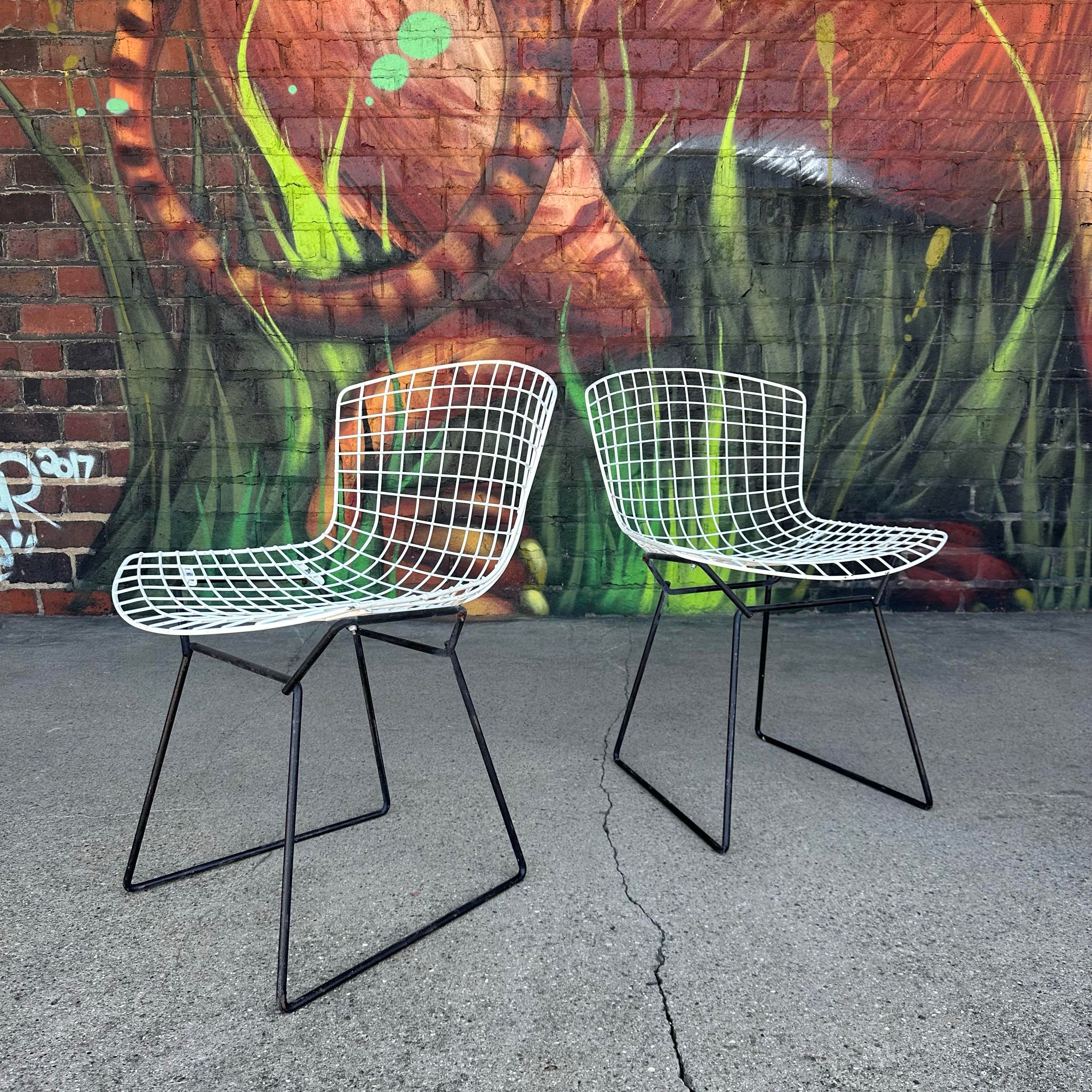 Knoll H arry Bertoia ハイスッール Vintage Knoll Harry Bertoia Diamond Wire Chair - Etsy