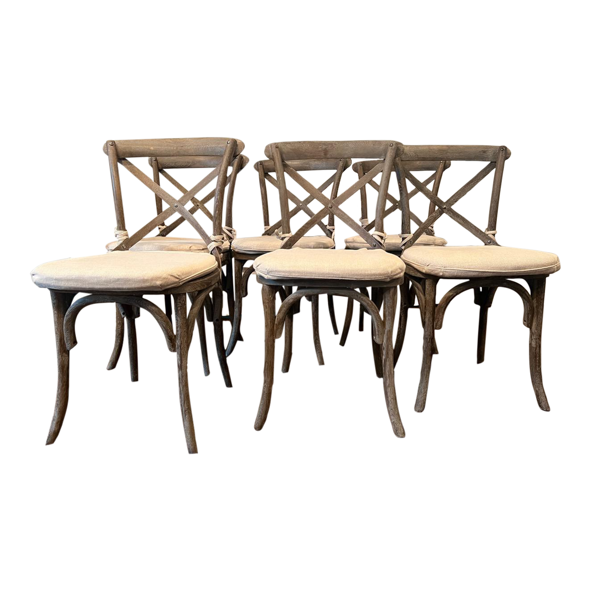Restoration Hardware Madeleine Bistro Chairs Set of 6