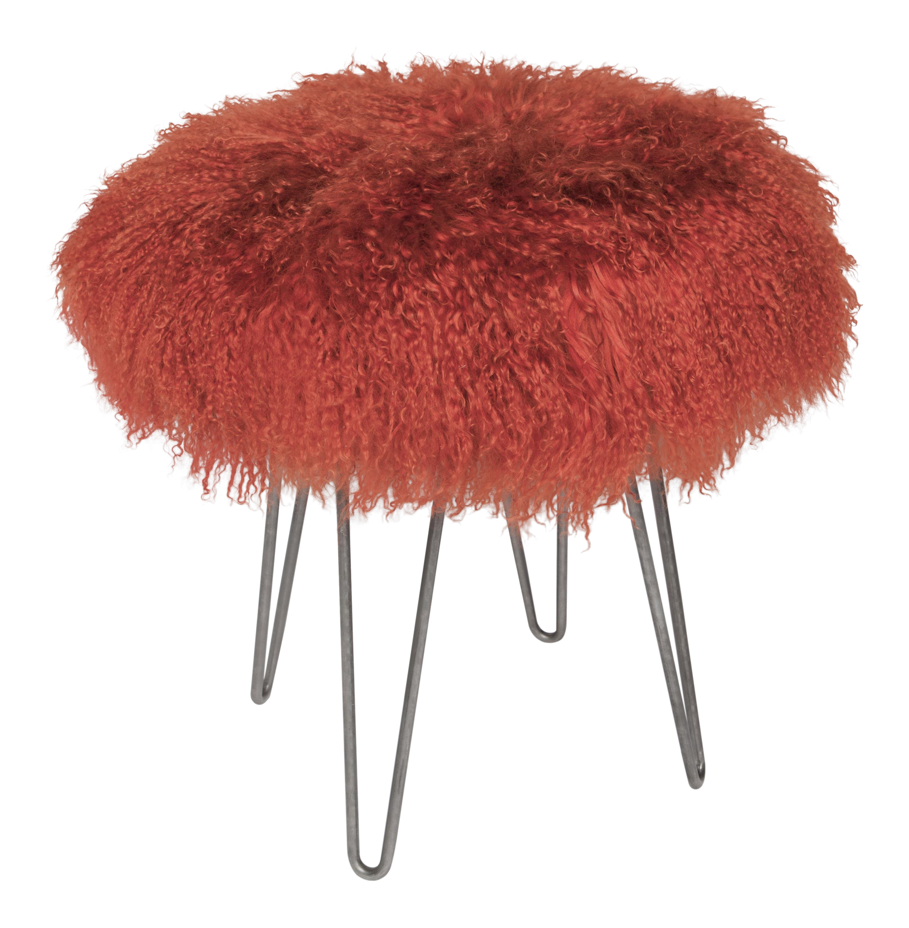 Burnt Orange Stool - Stools Item