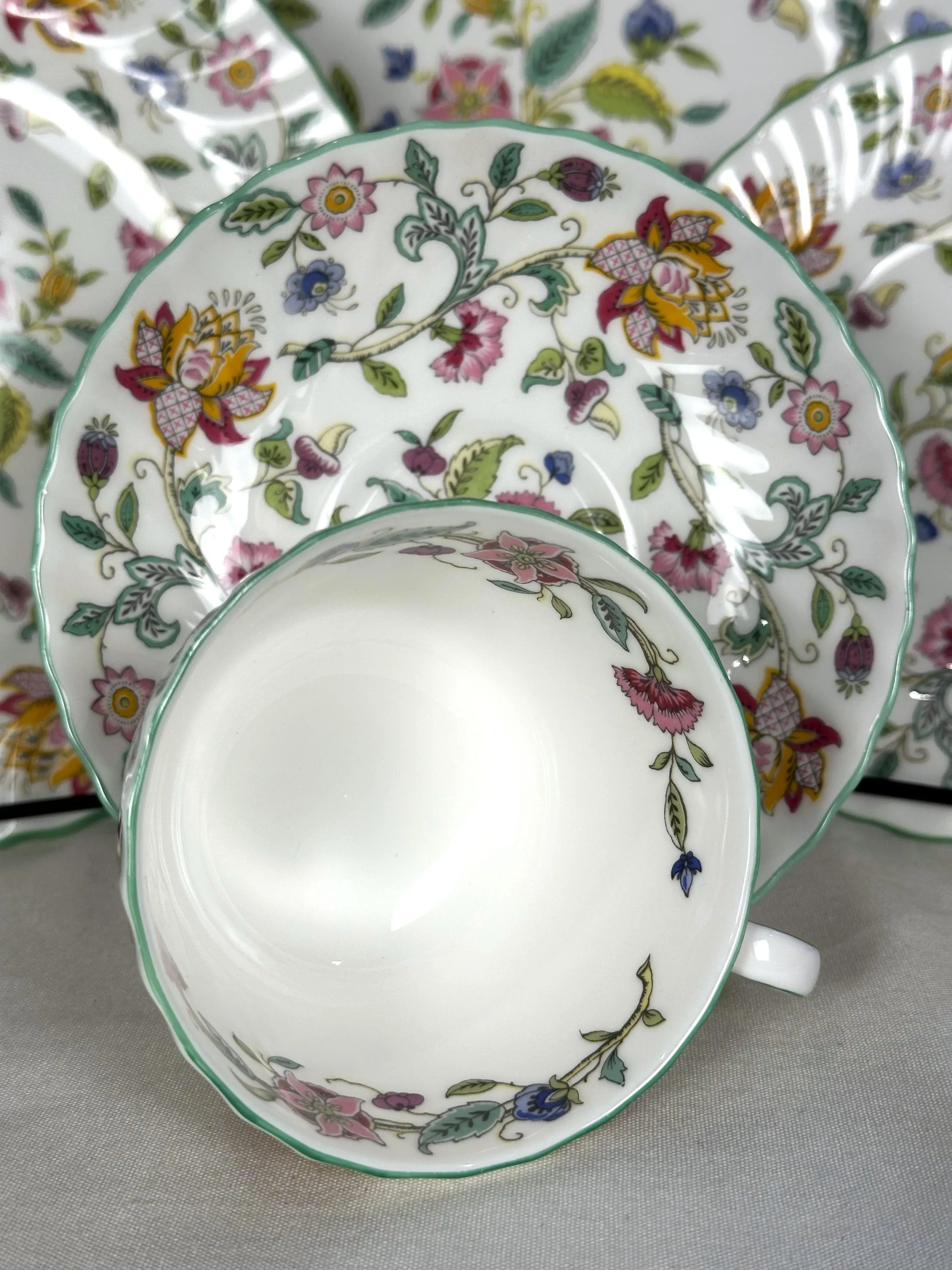 Mid 20th Century Haddon Hall by Minton 5-Piece Place Setting