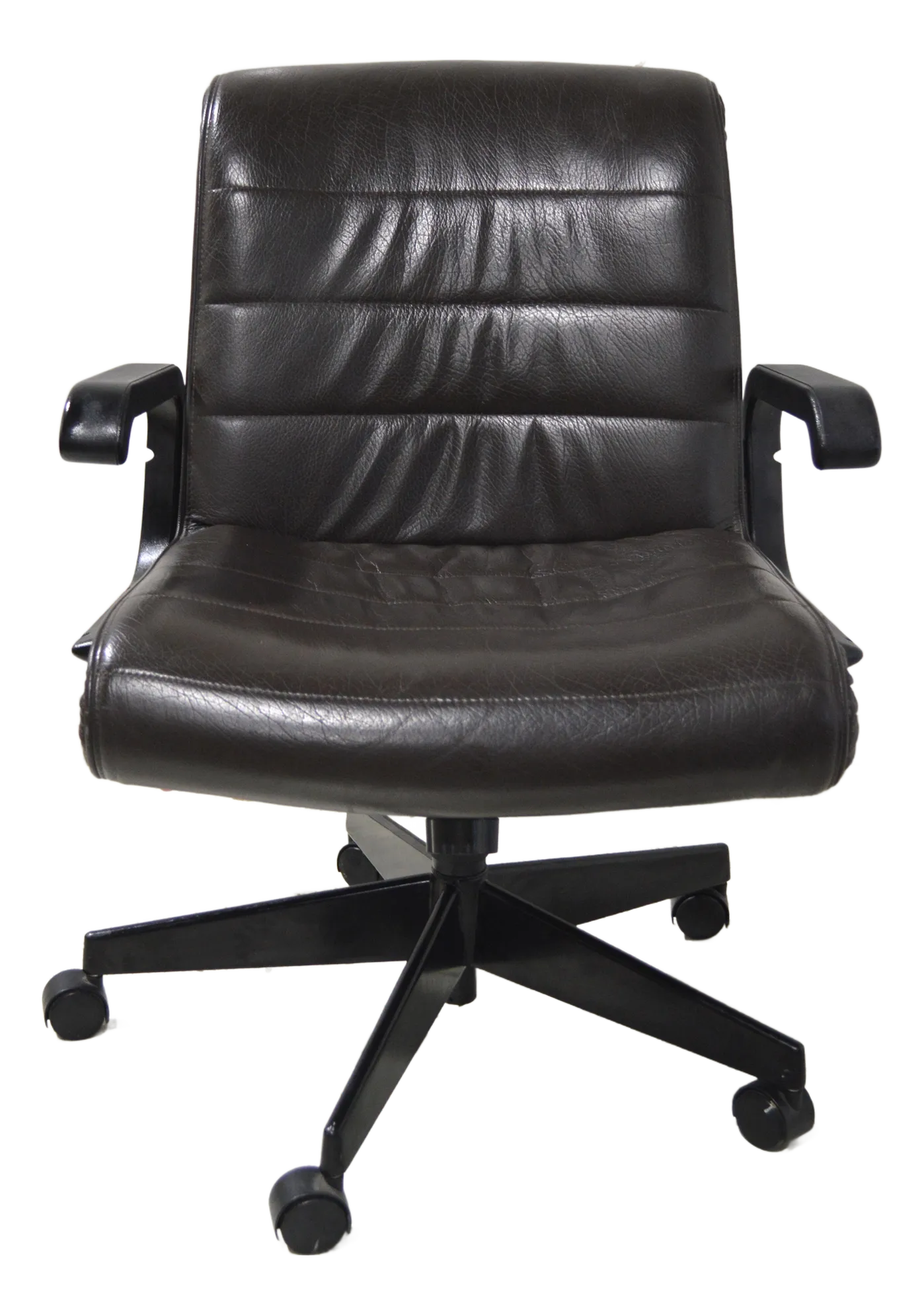 Knoll Richard Sapper Leather Executive Chair Chairish