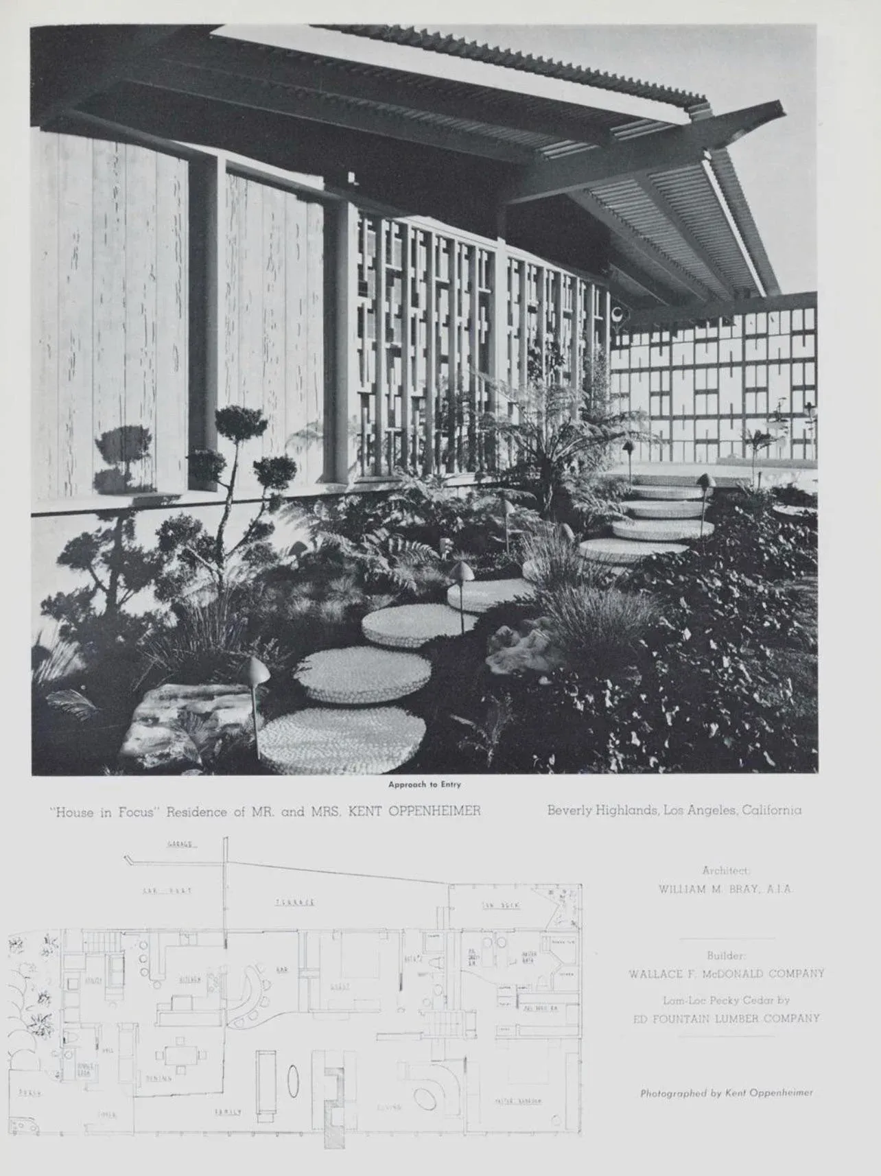 Monumental Exterior Mid-Century Architectural Screen